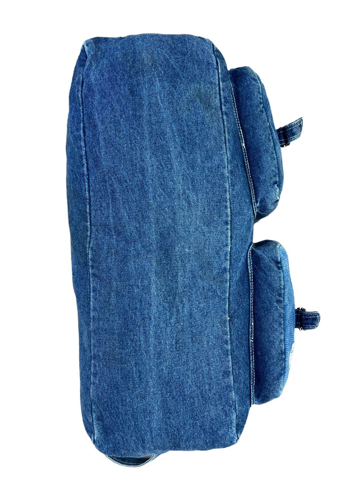 Vintage VTG Club House Japan Fade Denim Sashiko Cargo Huge 2 Way Bag Size ONE SIZE - 16 Thumbnail