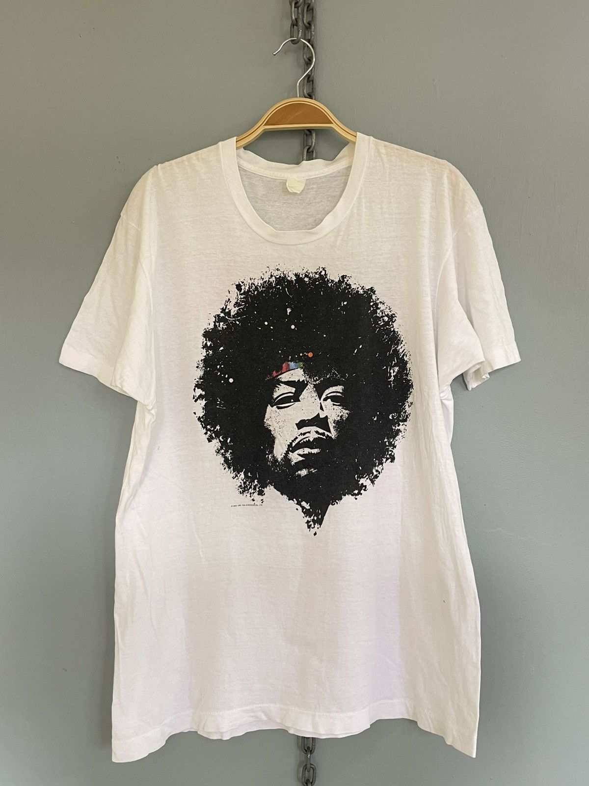 Band Tees Vintage 80s Jimi Hendrix t shirt Size US L / EU 52-54 / 3 - 1 Thumbnail