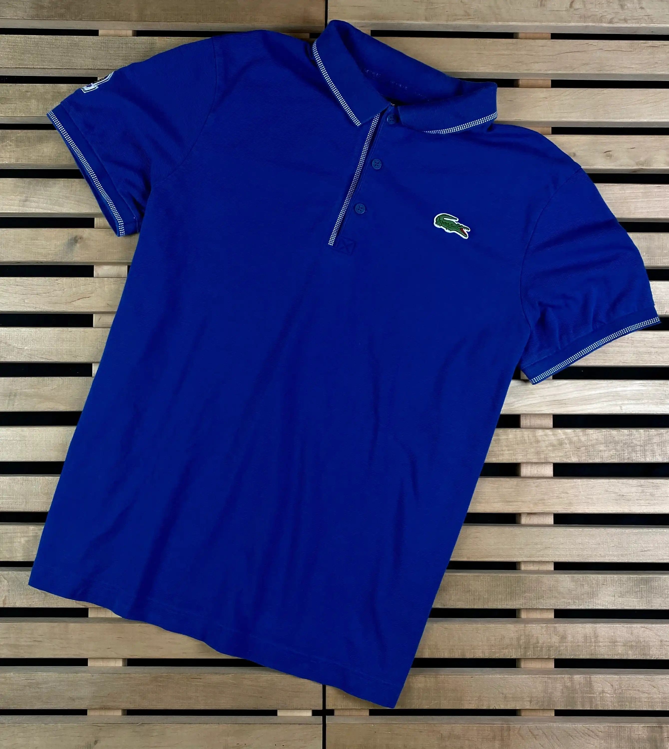 Lacoste Mens Polo T-Shirt Lacoste Sport Blue Size XL Size US XL / EU 56 / 4 - 1 Thumbnail