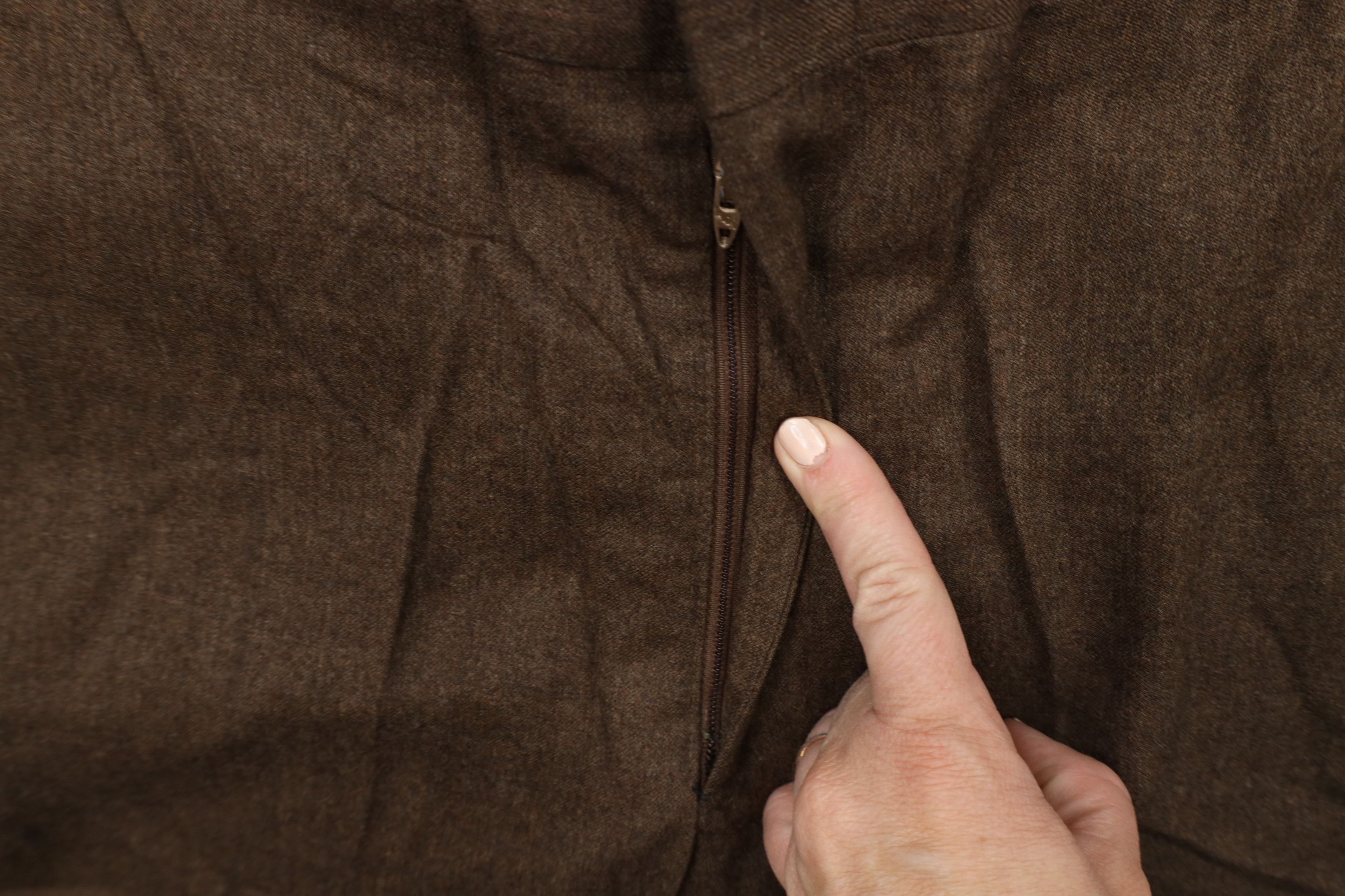 Vintage Vintage 60s 70s Streetwear Wide Leg Chino Pants Brown USA Size US 32 / EU 48 - 5 Thumbnail