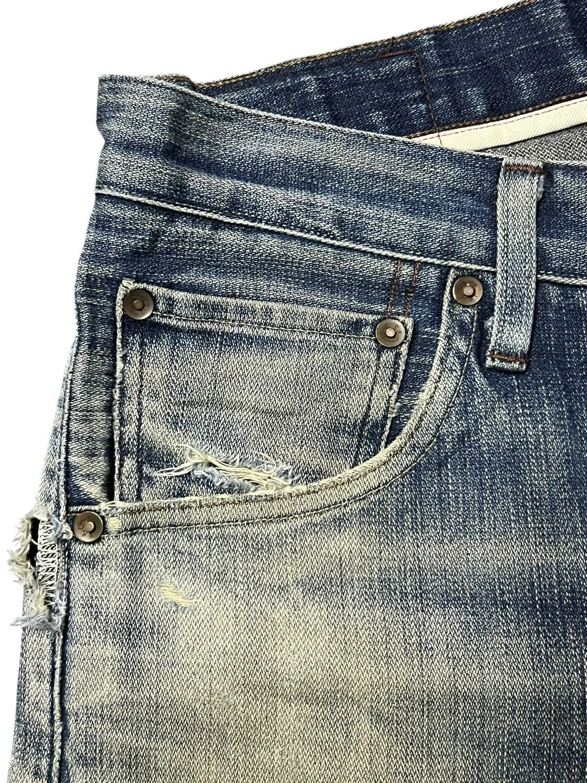 Levi's Vintage Levi’s 505 Premium - Faded Mud Wash,Distressed Denim Size US 30 / EU 46 - 8 Thumbnail