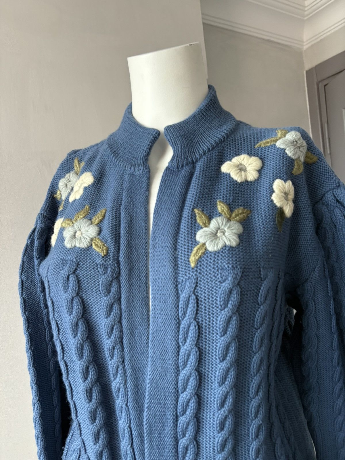 Vintage Vintage wool cardigan Size L / US 10 / IT 46 - 4 Thumbnail