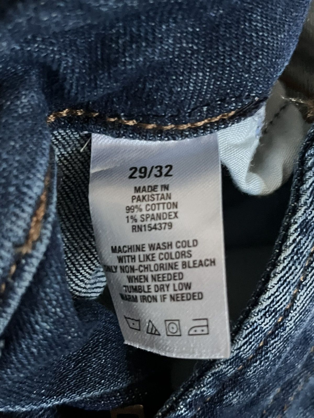 Aeropostale Aeropostale Distressed Slim Straight Denim 29x32 Size US 29 - 4 Thumbnail