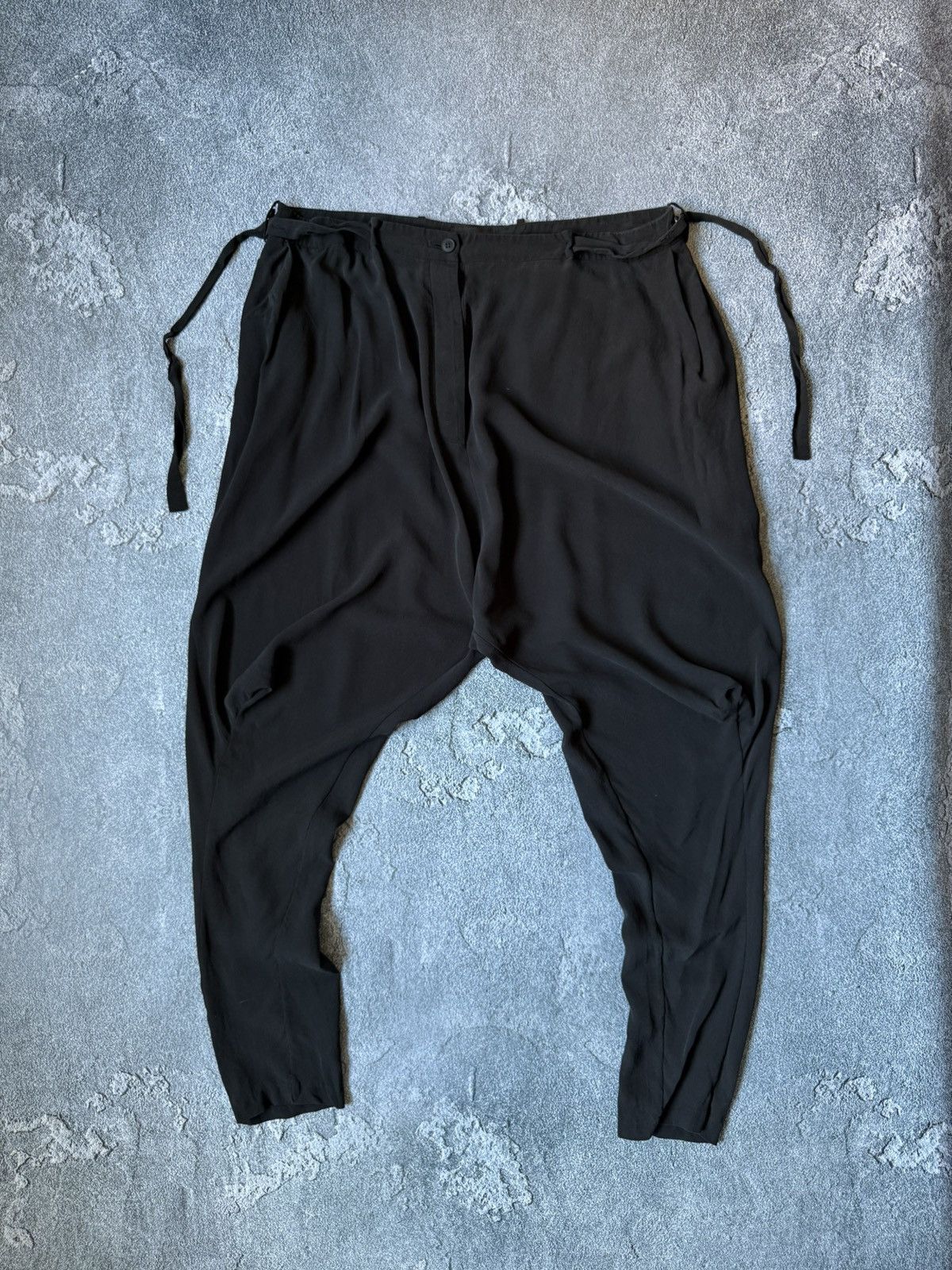 Lost & Found Ria Dunn Lost Found Ria Dunn Silk Futuristic Drop Pants Trousers Size US 30 / EU 46 - 11 Thumbnail