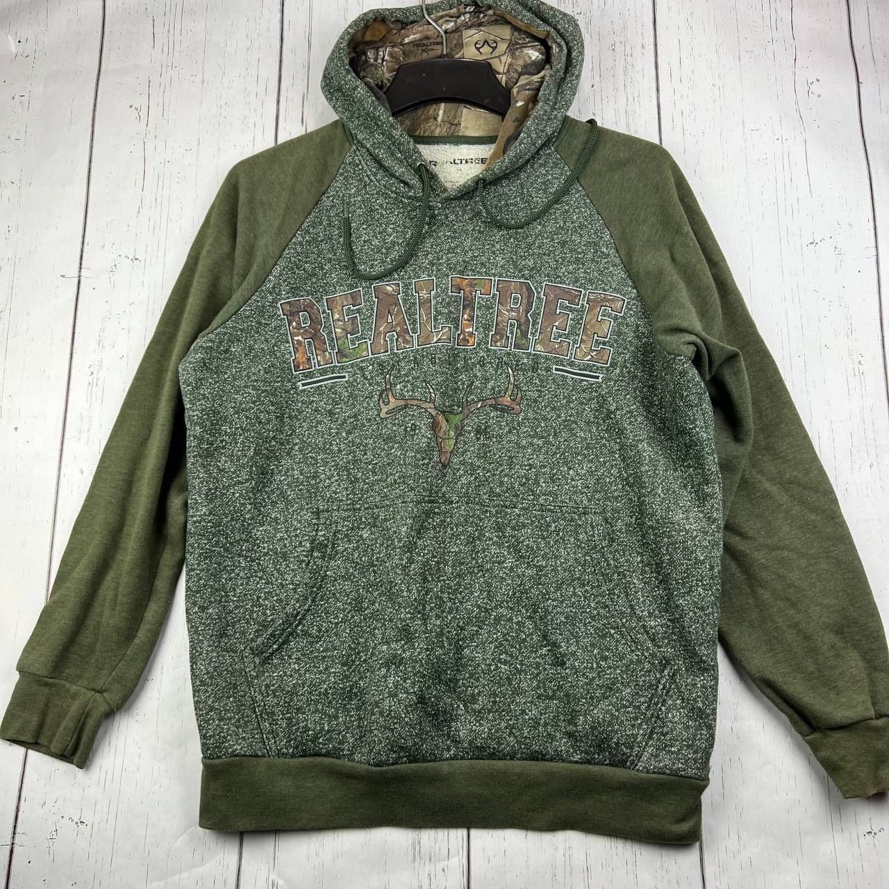 Realtree RealTree Medium Green Pullover Hoodie Sweatshirt Men Size US M / EU 48-50 / 2 - 1 Thumbnail