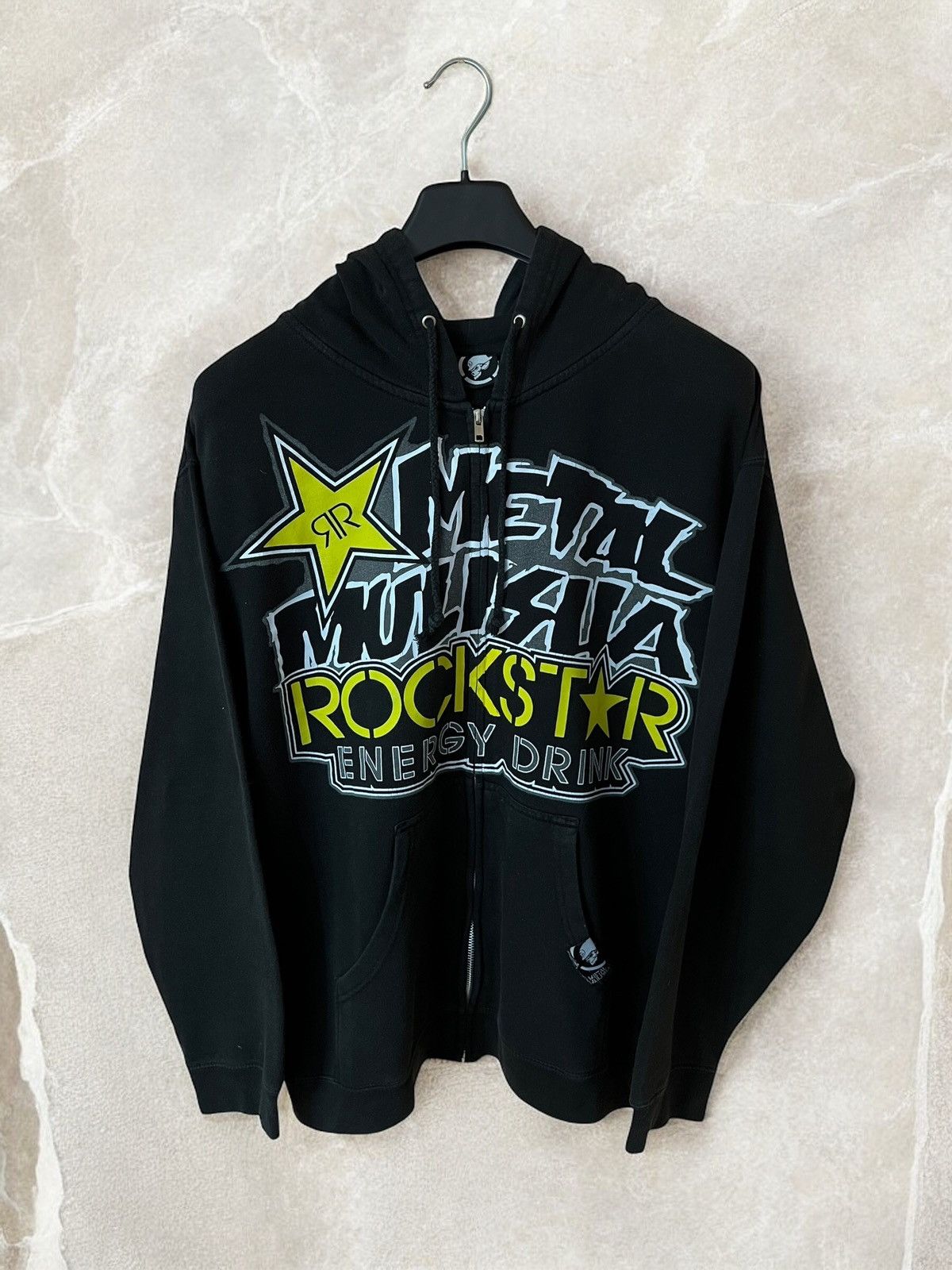 Band Tees × Metal Mulisha × Vintage METAL MULISHA ROCKSTAR Energy Tour vintage Hoodie 00s band Size US L / EU 52-54 / 3 - 1 Thumbnail