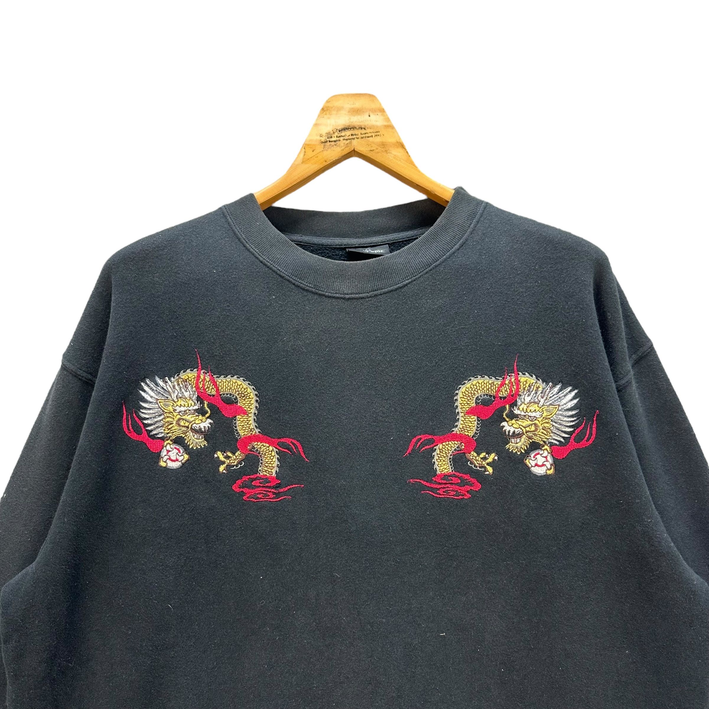 Bullet Noise BULLET NOISE EMBROIDERY DRAGON SWEATSHIRTS #8902-036 Size US L / EU 52-54 / 3 - 4 Thumbnail