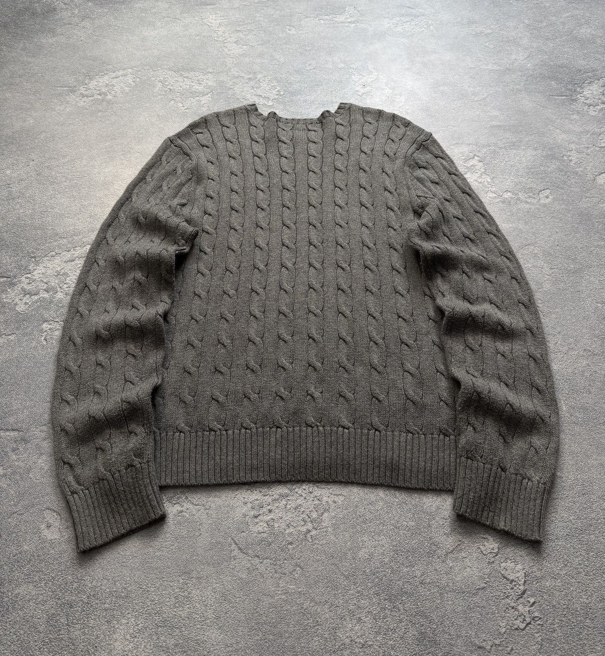 Polo Ralph Lauren Polo Ralph Lauren Sweater Men's Cable Knit Y2K Size US XL / EU 56 / 4 - 8 Thumbnail