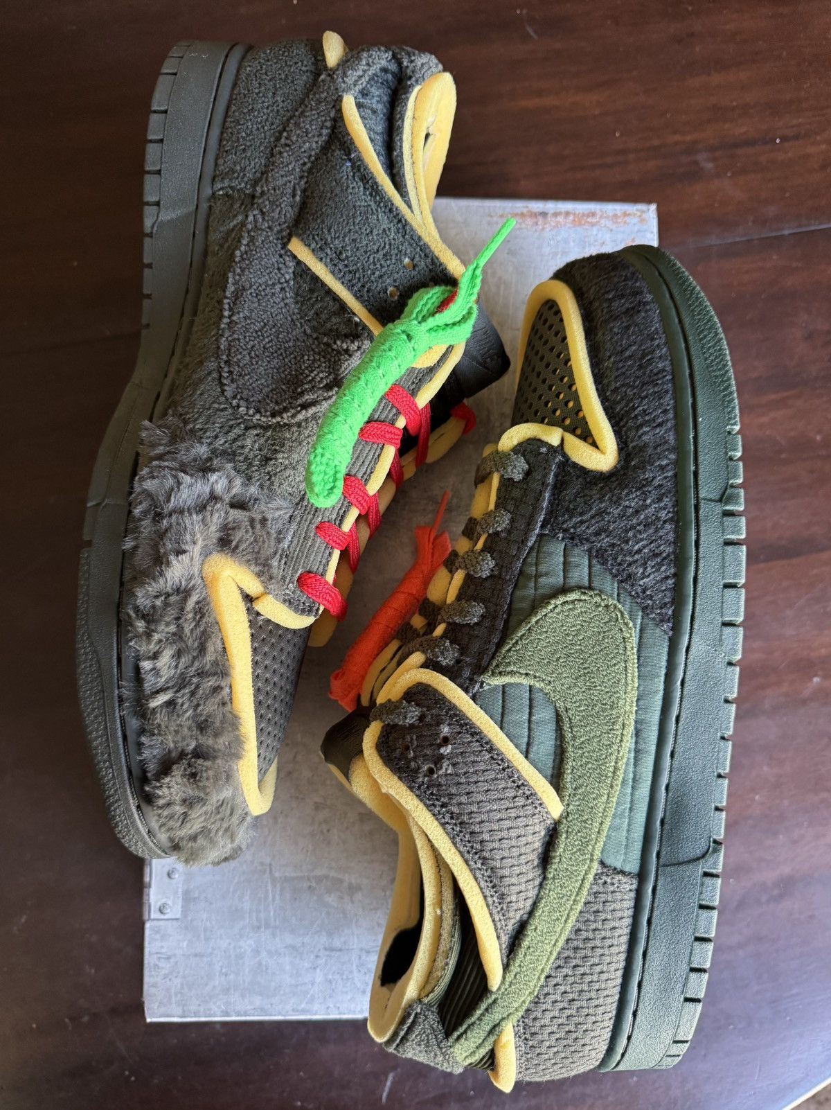 Cactus Plant Flea Market × Nike Nike CPFM Swamp Sponge Dunk Low Sequoia Size US 14 / EU 47 - 2 Thumbnail