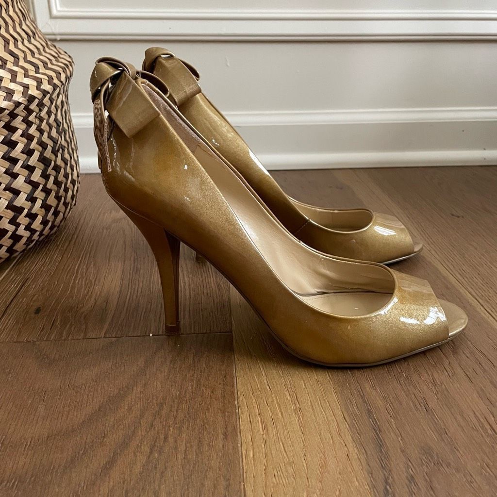 Other Enzo Angiolini Eamistle Natural Nude Champagne Patent Leathe Size US 10 / IT 40 - 1 Thumbnail