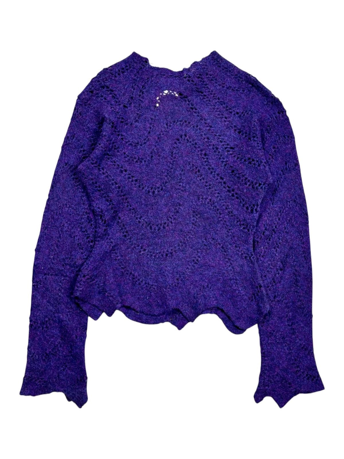 Yasuyuki Ishii Archive Yoshiki Hisniuma - Raw Knitted Top Size US M / EU 48-50 / 2 - 2 Thumbnail
