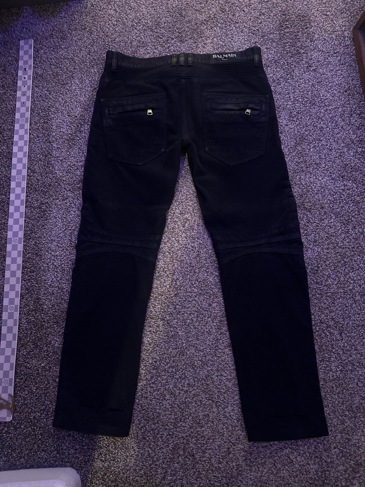 Balmain Balmain biker jeans Size US 30 / EU 46 - 2 Thumbnail