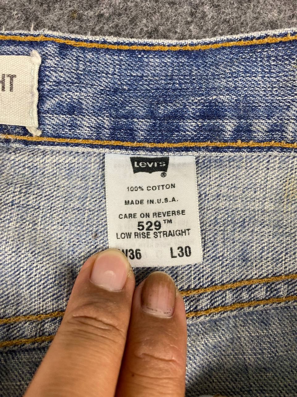 Levi's vintage levis 529 paint splatter distressed denim Size US 38 / EU 54 - 14 Thumbnail
