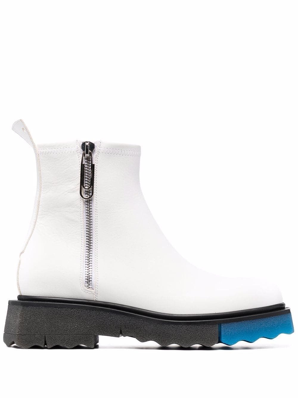 Off-White o1y0225 Ankle Boots in White Size US 5 / EU 37 - 1 Thumbnail