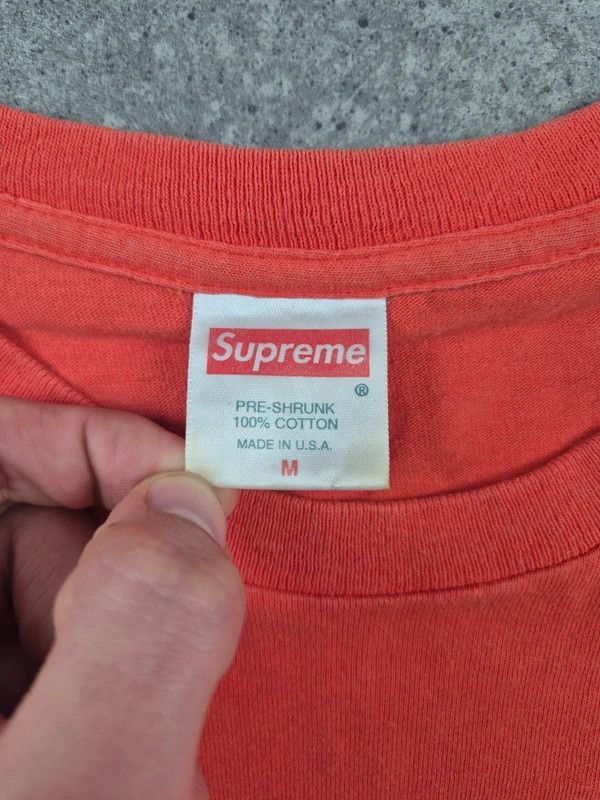 Supreme Supreme Men's Coral Bling Box Logo 1999 T-Shirt Size M Size US M / EU 48-50 / 2 - 4 Thumbnail