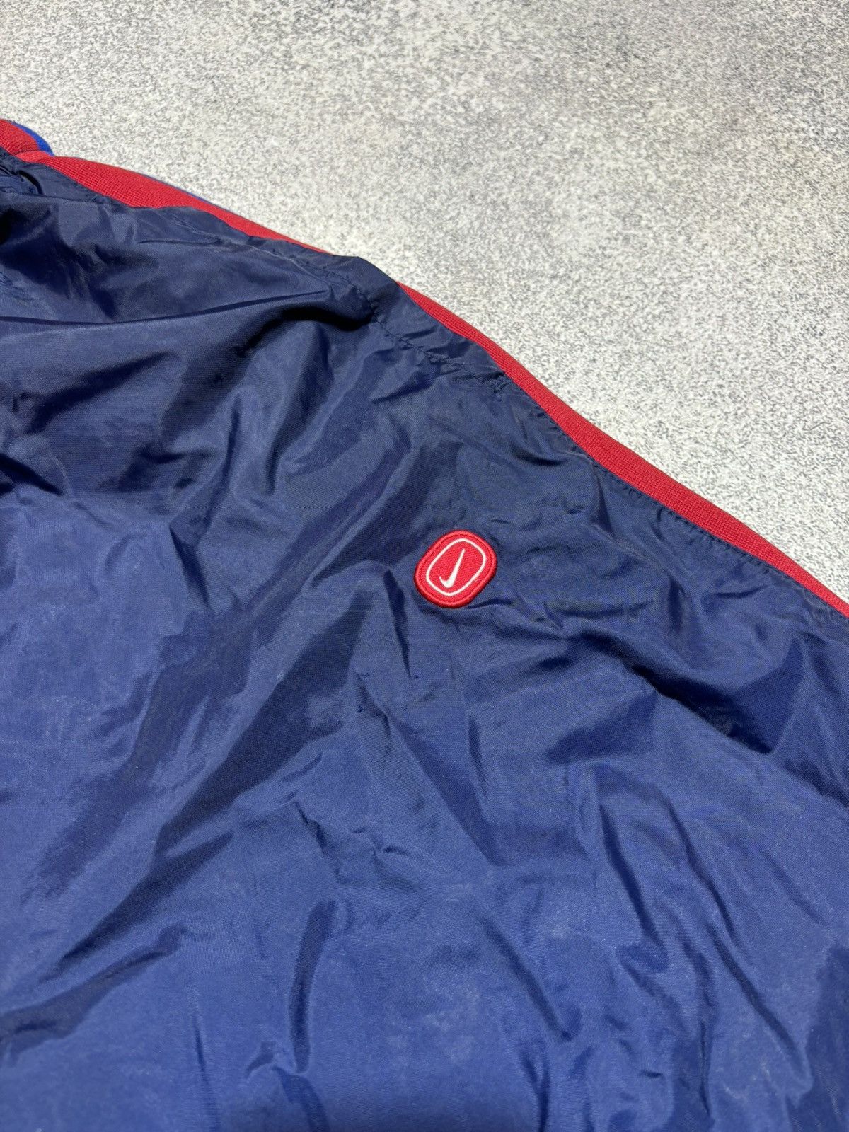 Nike × Vintage 00s Nike Vintage Drill Pants Small Logo Y2K Size US 38 / EU 54 - 3 Thumbnail