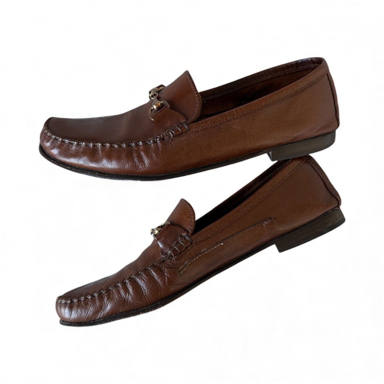 Handmade Men’s Handmade in Amalfi Italian Leather Loafers - Size 43 Size US 10 / EU 43 - 2 Thumbnail
