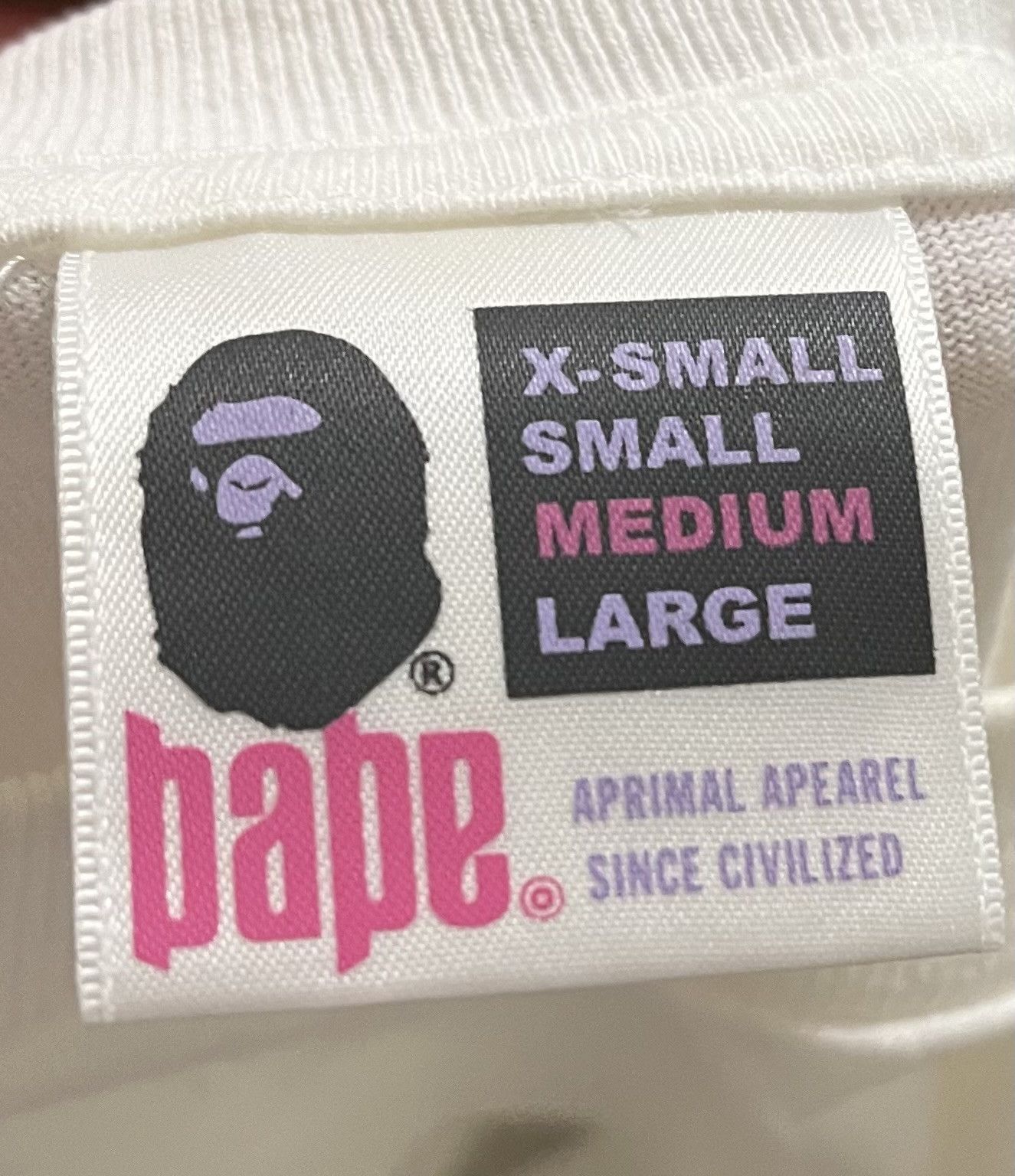 Bape Bape tee shirt Size US M / EU 48-50 / 2 - 3 Thumbnail