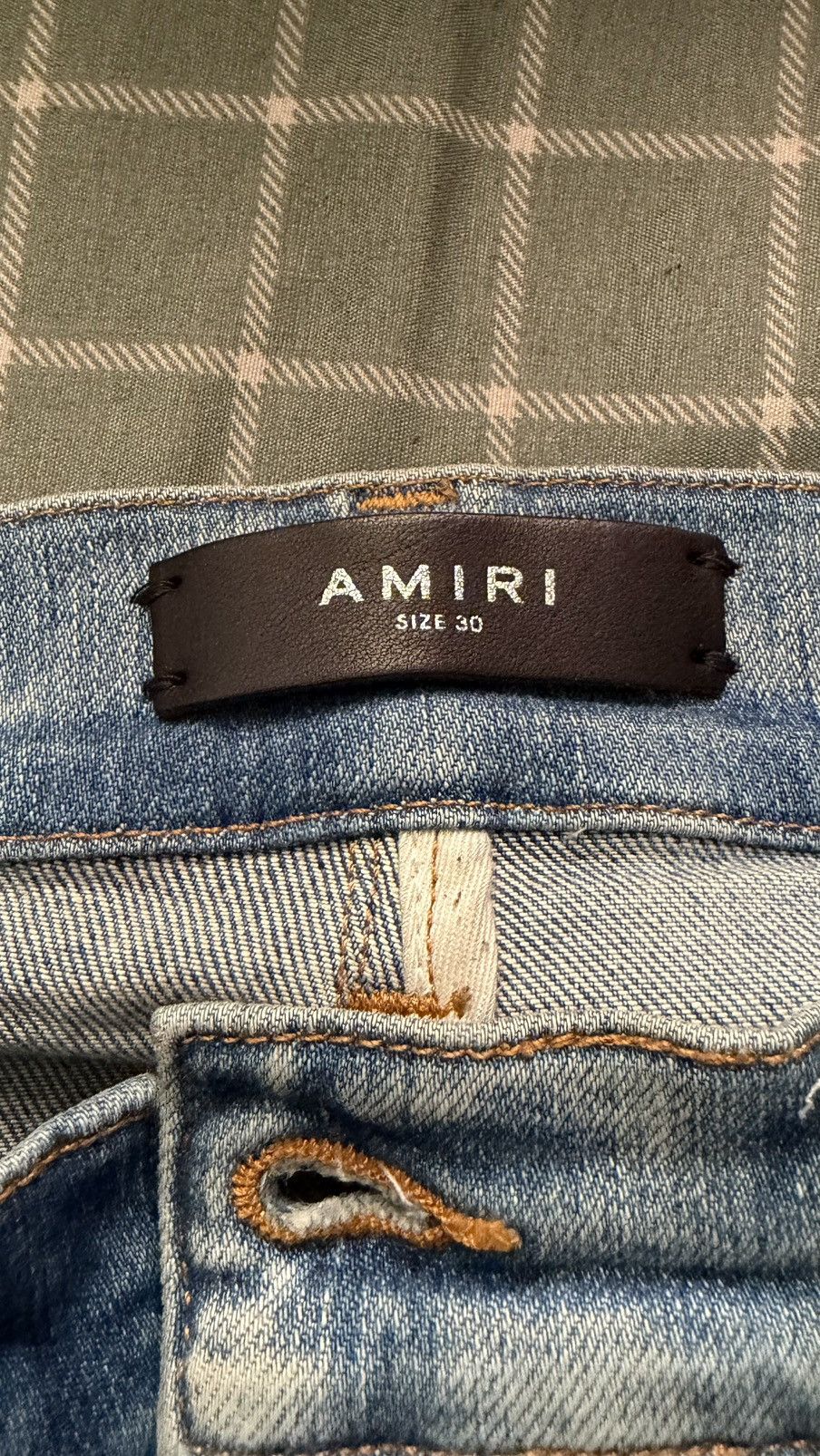 Other MX1 Ultra suede-patches skinny jeans Amiri Jeans Size US 30 / EU 46 - 6 Thumbnail