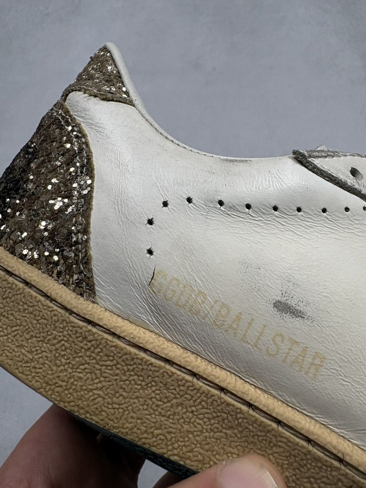 Golden Goose Golden Goose Ball Star Glitter Back Low Top Sneakers EU 42 Size US 9 / EU 42 - 9 Thumbnail