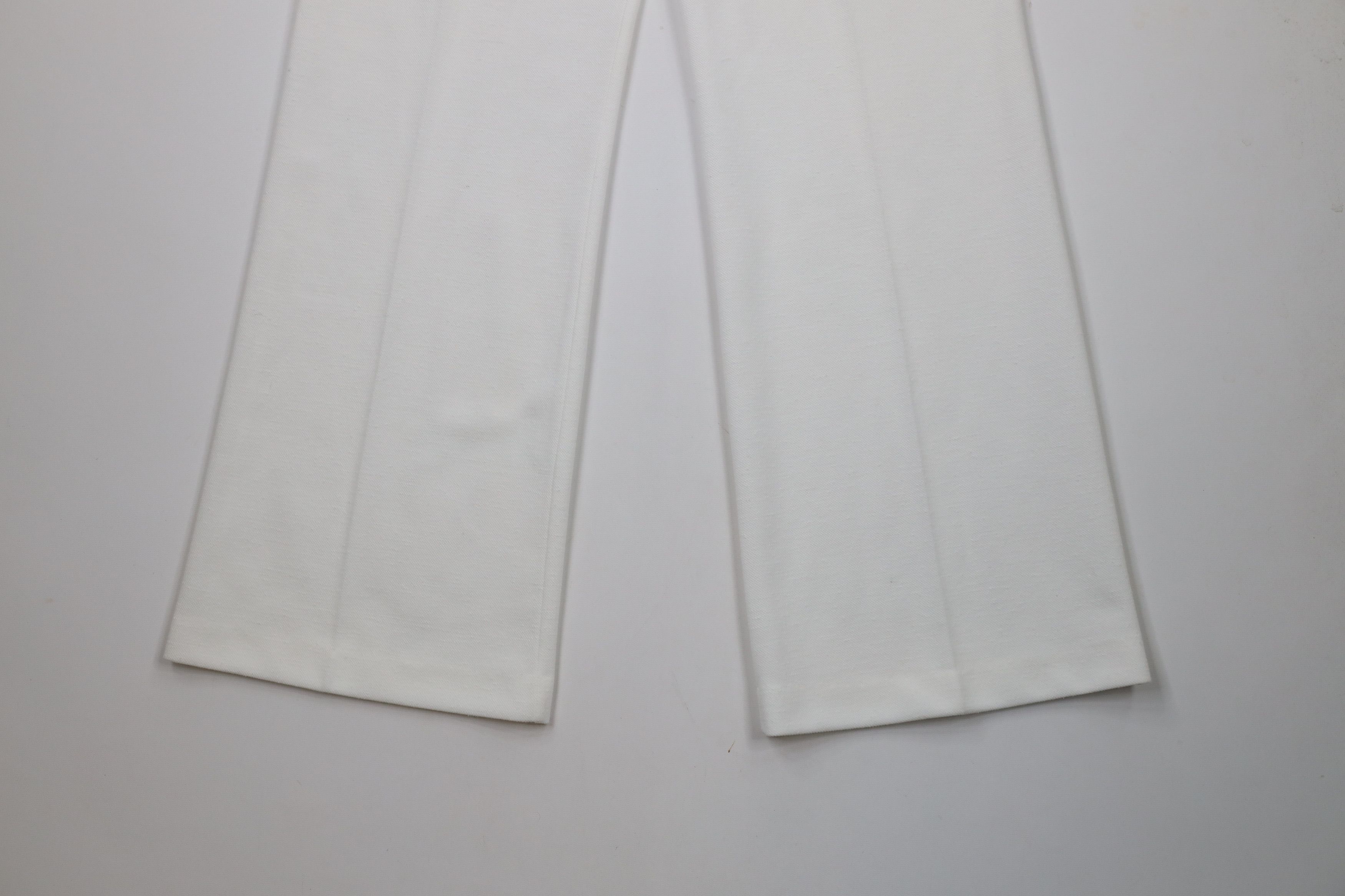 Vintage Vintage 60s 70s Streetwear Knit Bell Bottoms Pants White USA Size 27" / US 4 / IT 40 - 4 Thumbnail