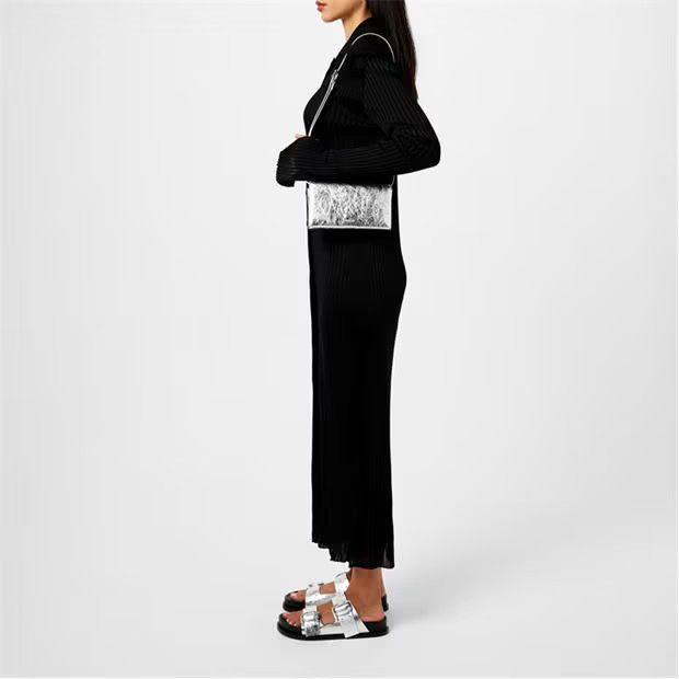 Jil Sander o1g2r1mq1024 Ribbed Cardigan in Black Size XXS / US 00 / IT 34 - 5 Thumbnail