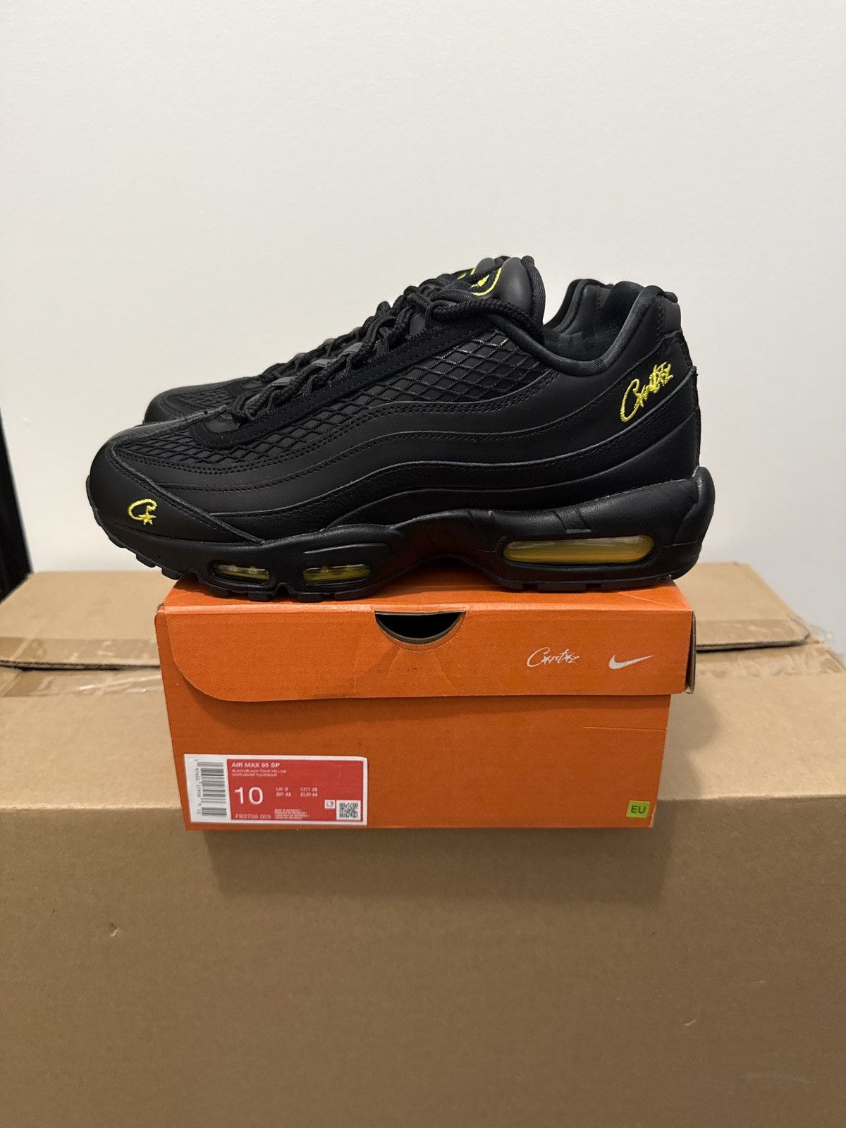 Nike Nike x Corteiz Air Max 95 Honey Black Size US 10 / EU 43 - 6 Thumbnail