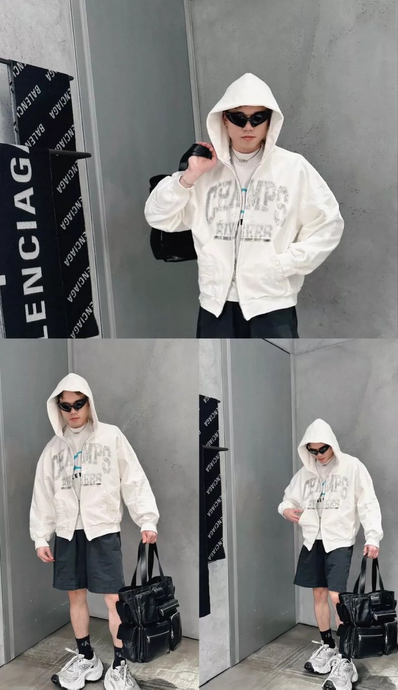 Balenciaga Balenciaga Blurred Letter Hoodie Size US XS / EU 42 / 0 - 8 Thumbnail