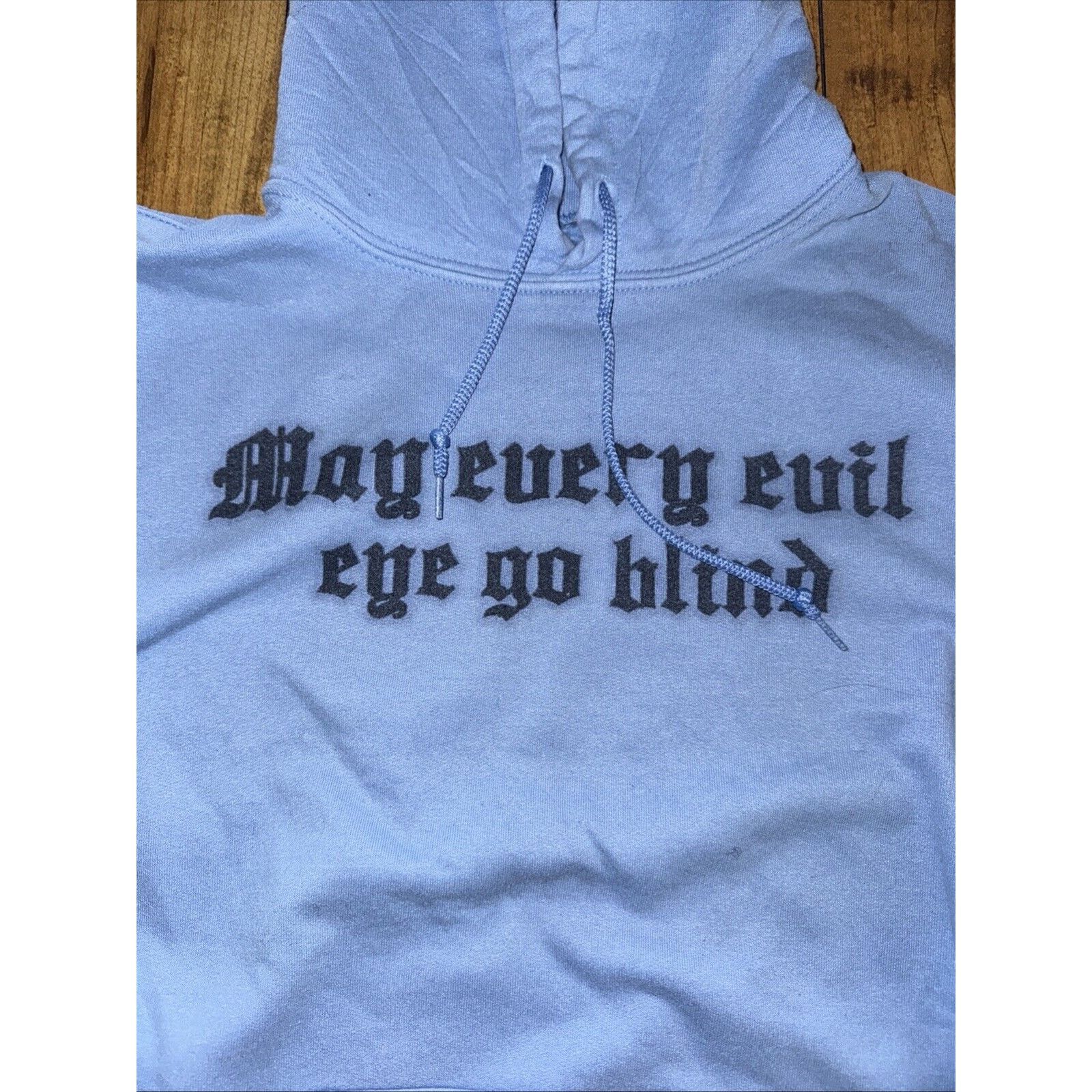 VEDA Mi Veda Hoodie Blue S 20x25 May Every Every Eye Go Blind Size US S / EU 44-46 / 1 - 2 Thumbnail