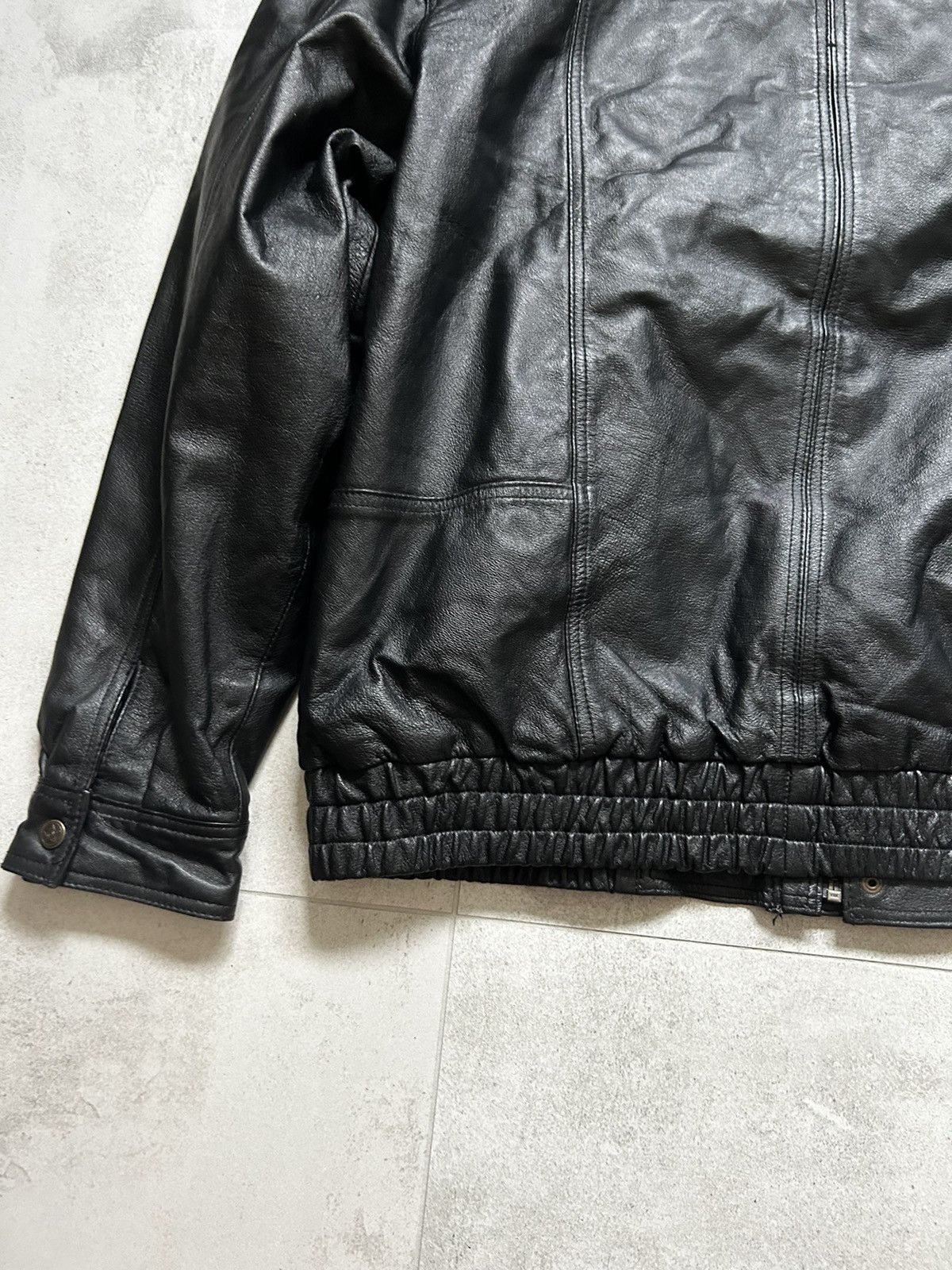 Genuine Leather × Leather Jacket × Vintage Vintage oversized