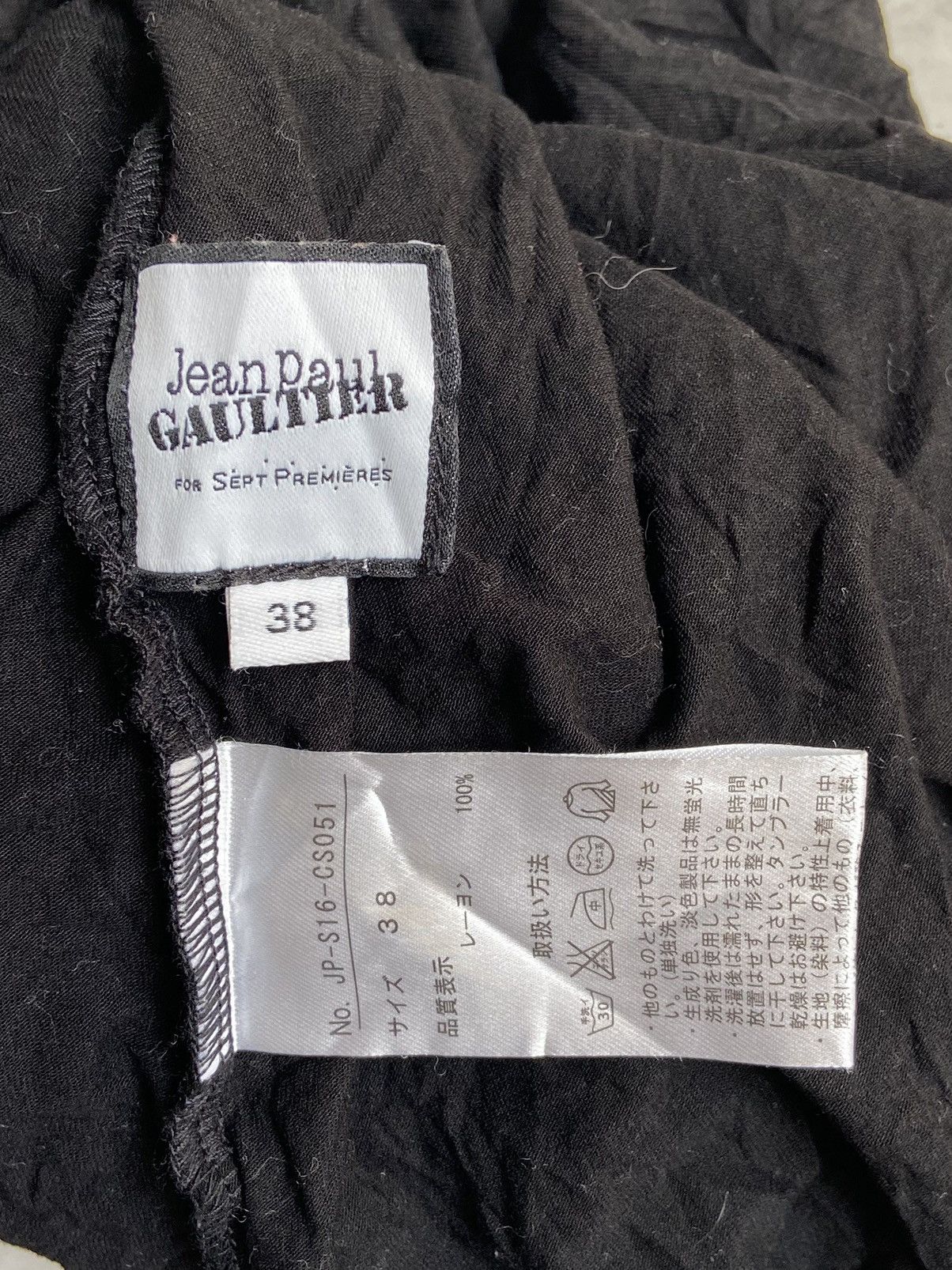 Jean Paul Gaultier JEAN PAUL GAULTIER Black T-shirt Size S / US 4 / IT 40 - 5 Thumbnail