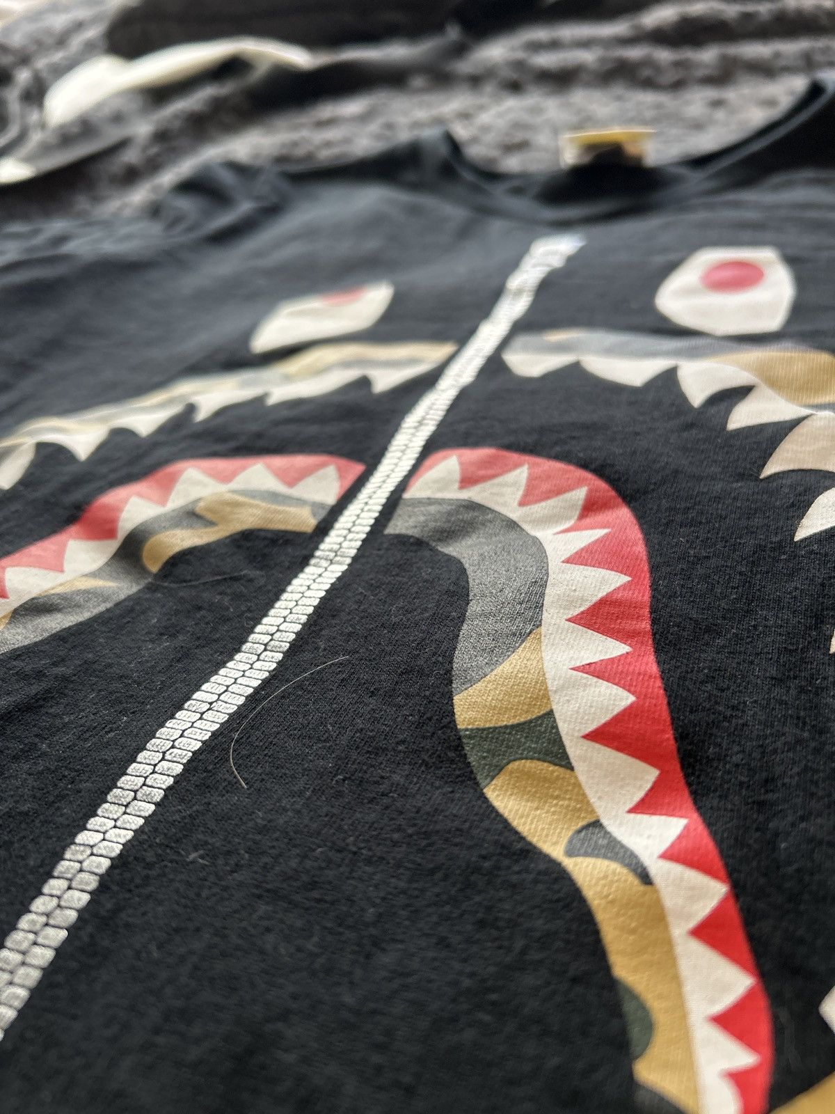 Bape Bape Zip Up Tee Size S / US 4 / IT 40 - 3 Thumbnail