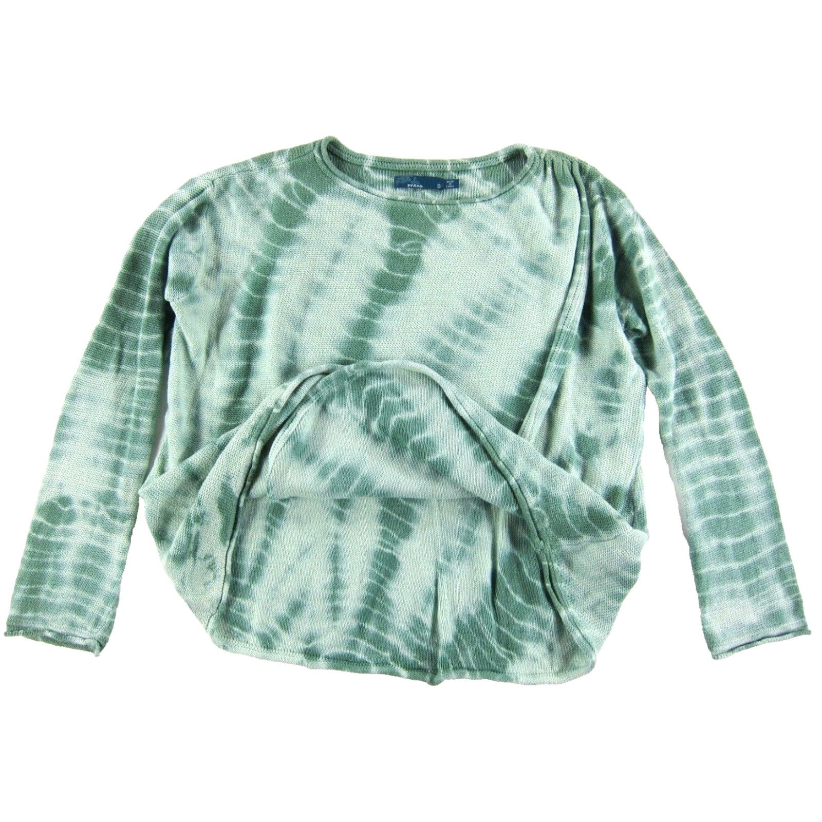 Prana prAna Green Tie Dye Long Sleeve Wrap Knit Sweater Woman Small Shirt Womens Size S / US 4 / IT 40 - 5 Thumbnail