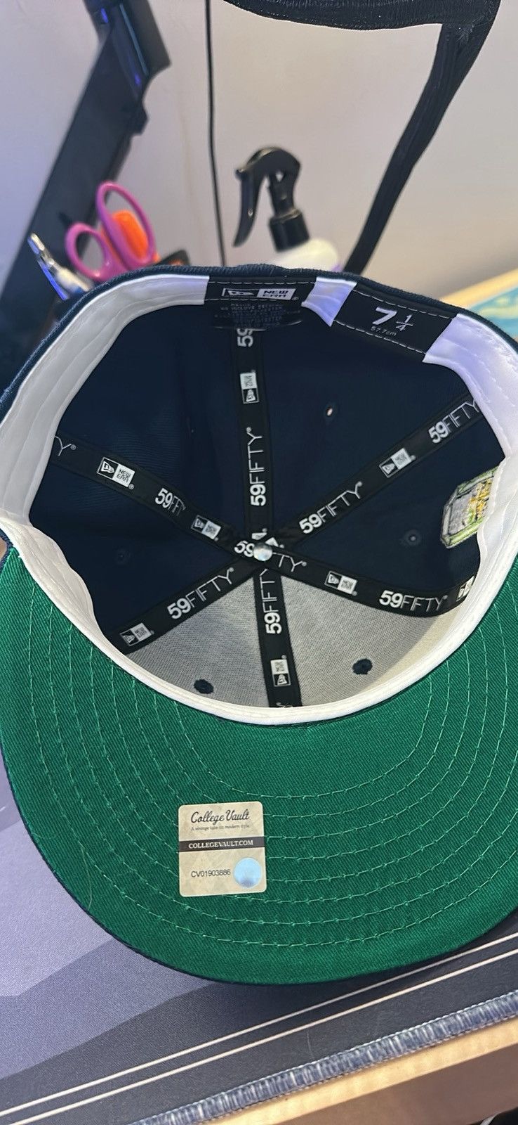New Era University of Michigan “1989 NCAA Crossover” Hat 7 1/4 Size ONE SIZE - 4 Thumbnail