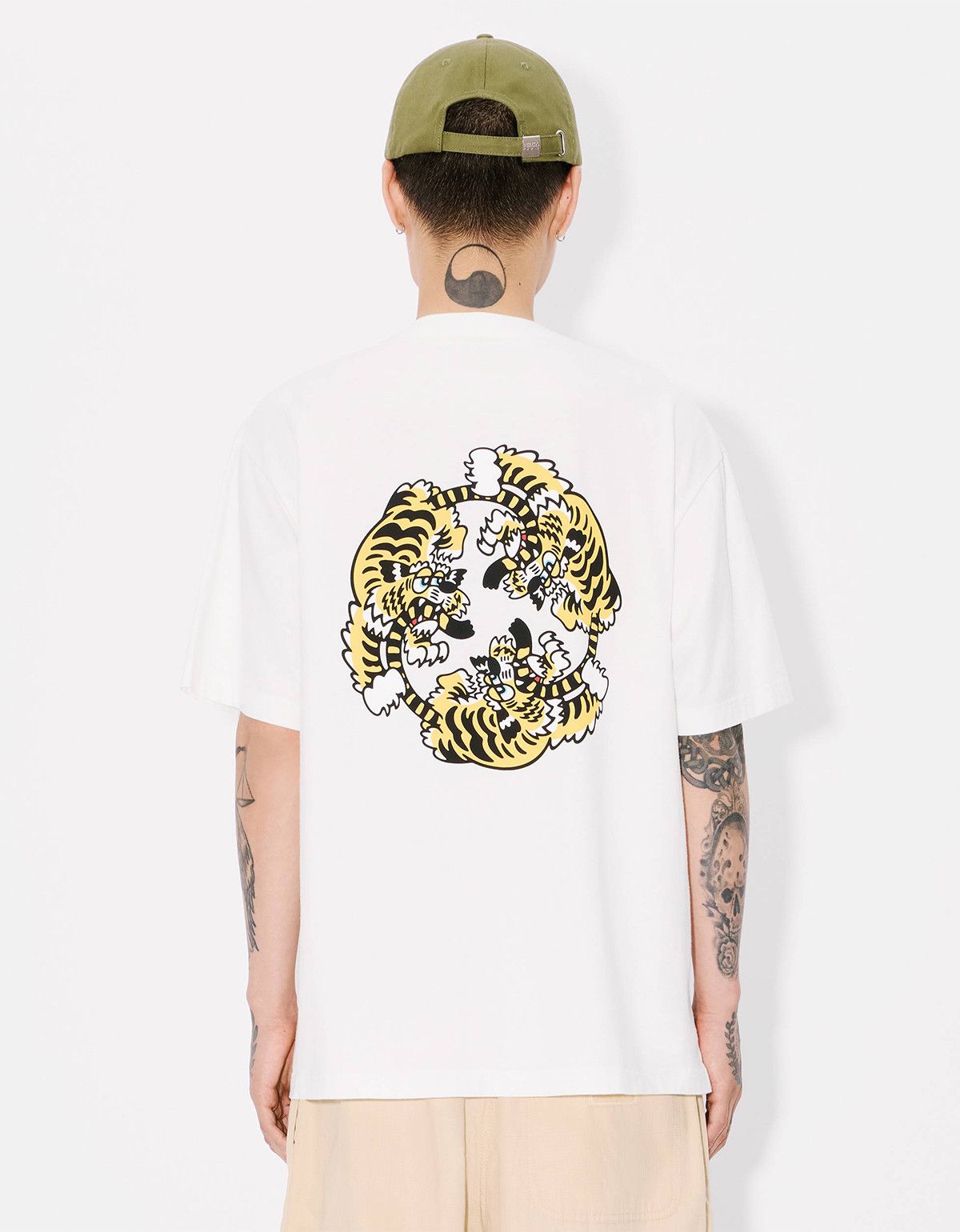 Kenzo Kenzo Verdy Market Genderless Oversized Off-White T-Shirt Size US XXS / EU 40 - 4 Thumbnail