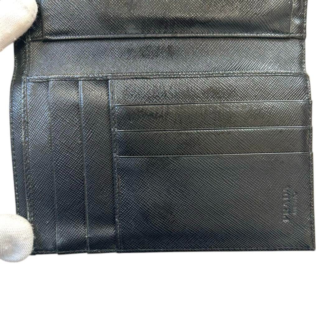 Prada Prada - Milano Black Leather Wallet Bi-fold Folding Size ONE SIZE - 7 Thumbnail
