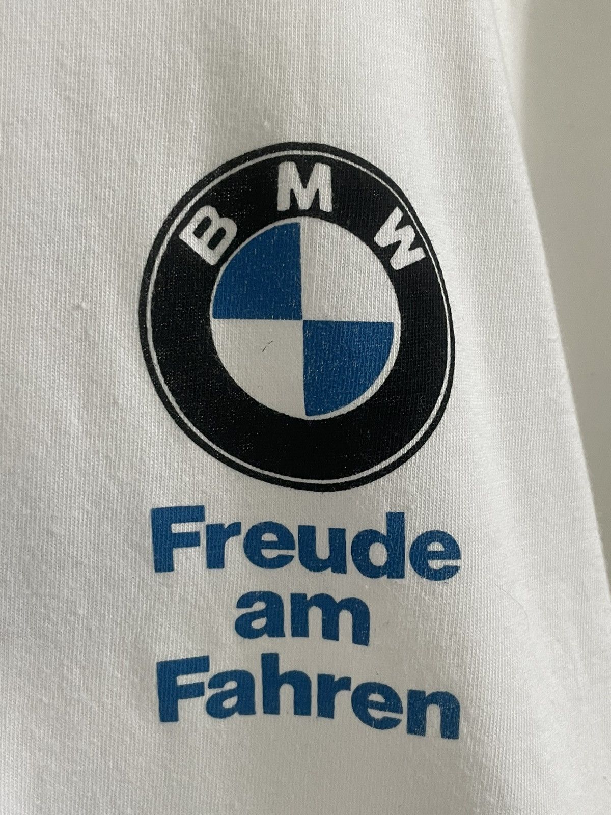 BMW Vintage Bmw 70’s Freude am Fahre T-Shirt Archive White RARE Size US M / EU 48-50 / 2 - 5 Thumbnail