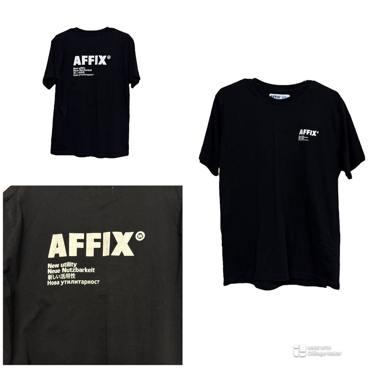 AFFXWRKS Affix Medium Black Big Logo Shirt Affxwrks Limited Medium Size US M / EU 48-50 / 2 - 1 Thumbnail