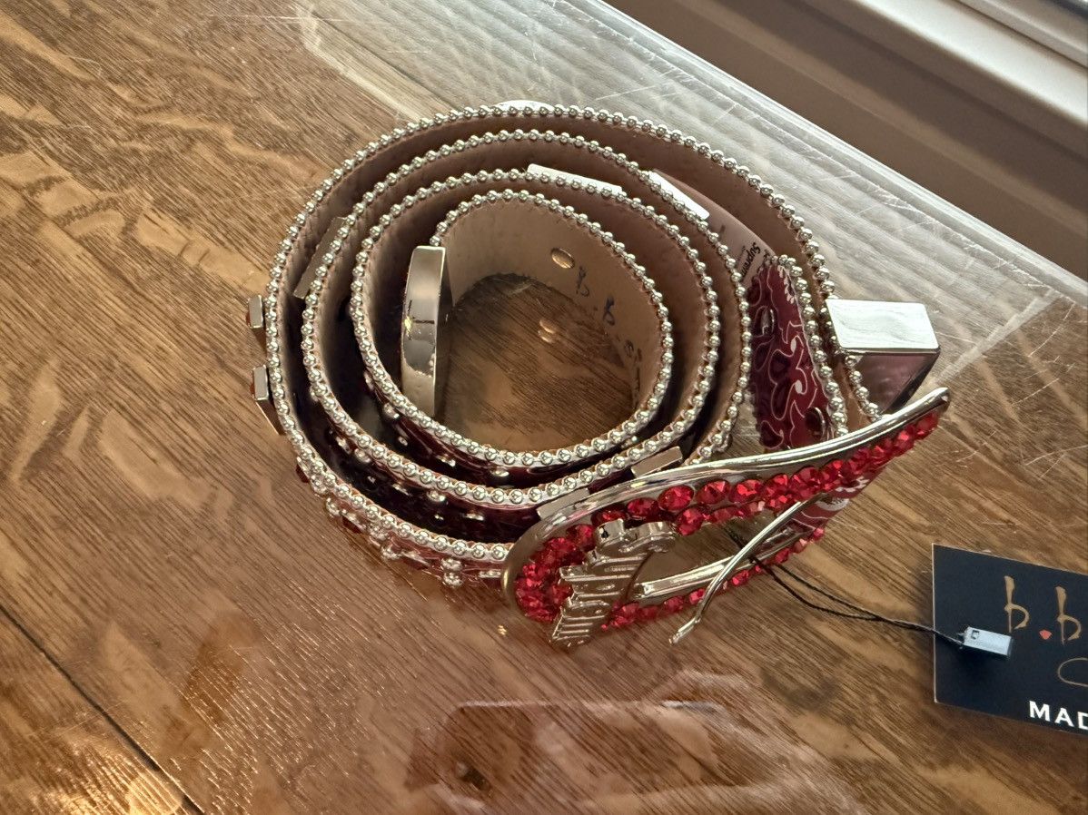 B.B. Simon × Supreme Supreme/b.b. Simon Red Bandana Belt SS26 Size 36 - 5 Thumbnail