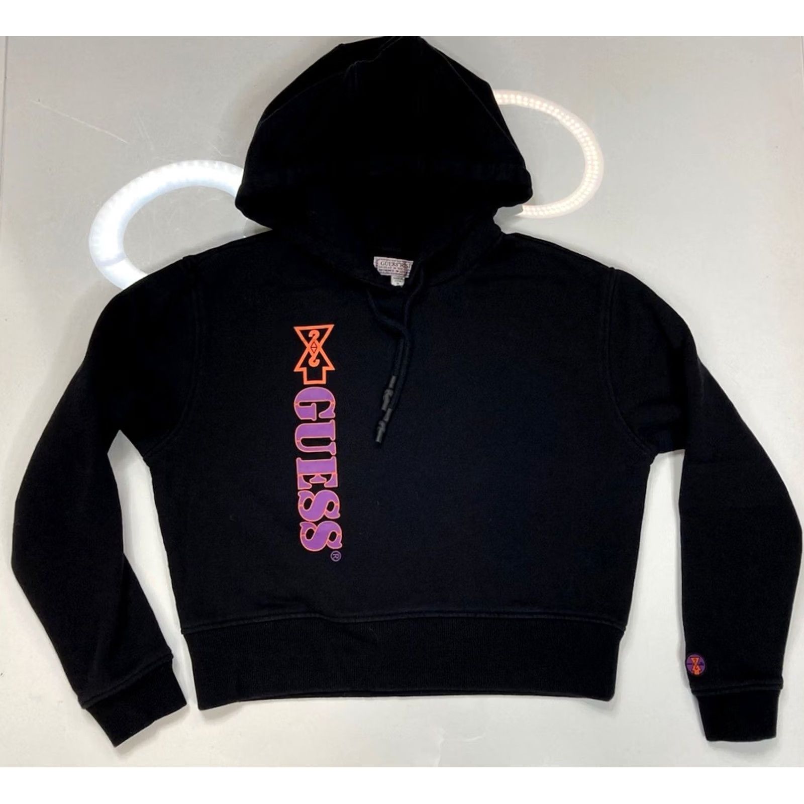Guess GUESS 88rising Dragon Graphic Crop Pullover Hoodie Women Medium Black Size M / US 6-8 / IT 42-44 - 3 Thumbnail