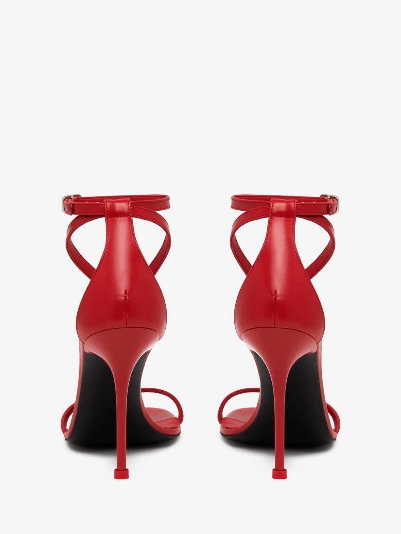 Alexander McQueen o1w1db10925 Harness Sandal in Red Size US 7 / IT 37 - 4 Thumbnail