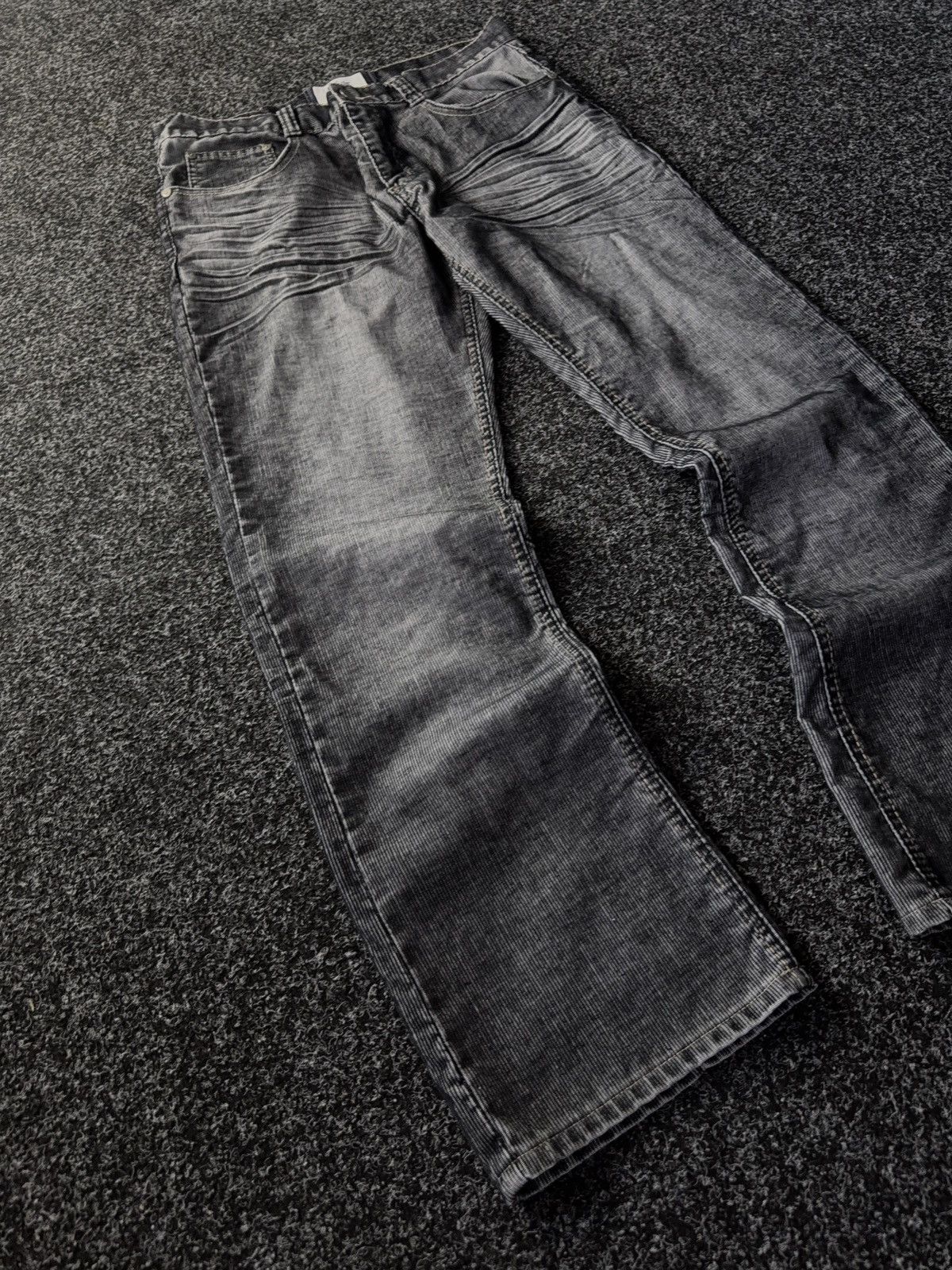 Japanese Brand × Lee Lee Cooper Relaxed Fit Faded Grey Corduroy style Jeans Y2K Size US 32 / EU 48 - 2 Thumbnail