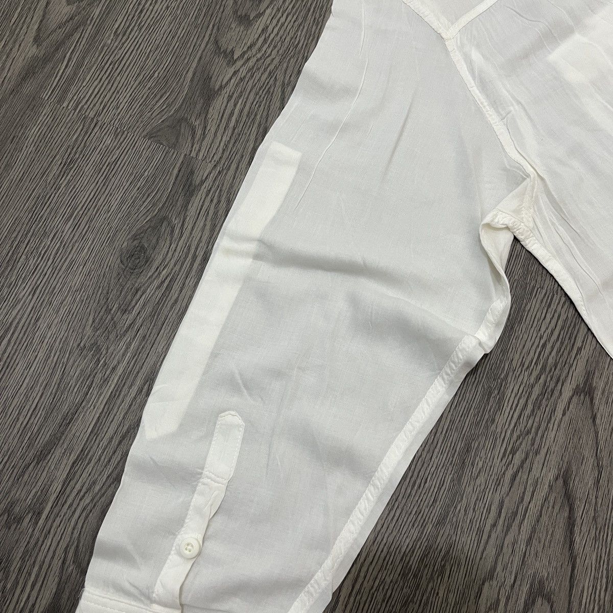 GOA G.O.A - Mesh White Shirt Button Up Ifsix Lgb Style Size US XL / EU 56 / 4 - 7 Thumbnail