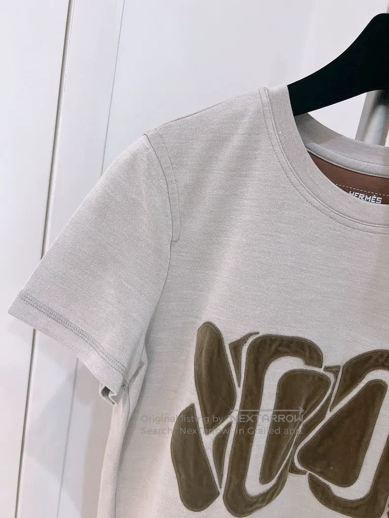 Hermes Hermes Velvet two-tone short sleeve T-shirt Size S / US 4 / IT 40 - 3 Thumbnail
