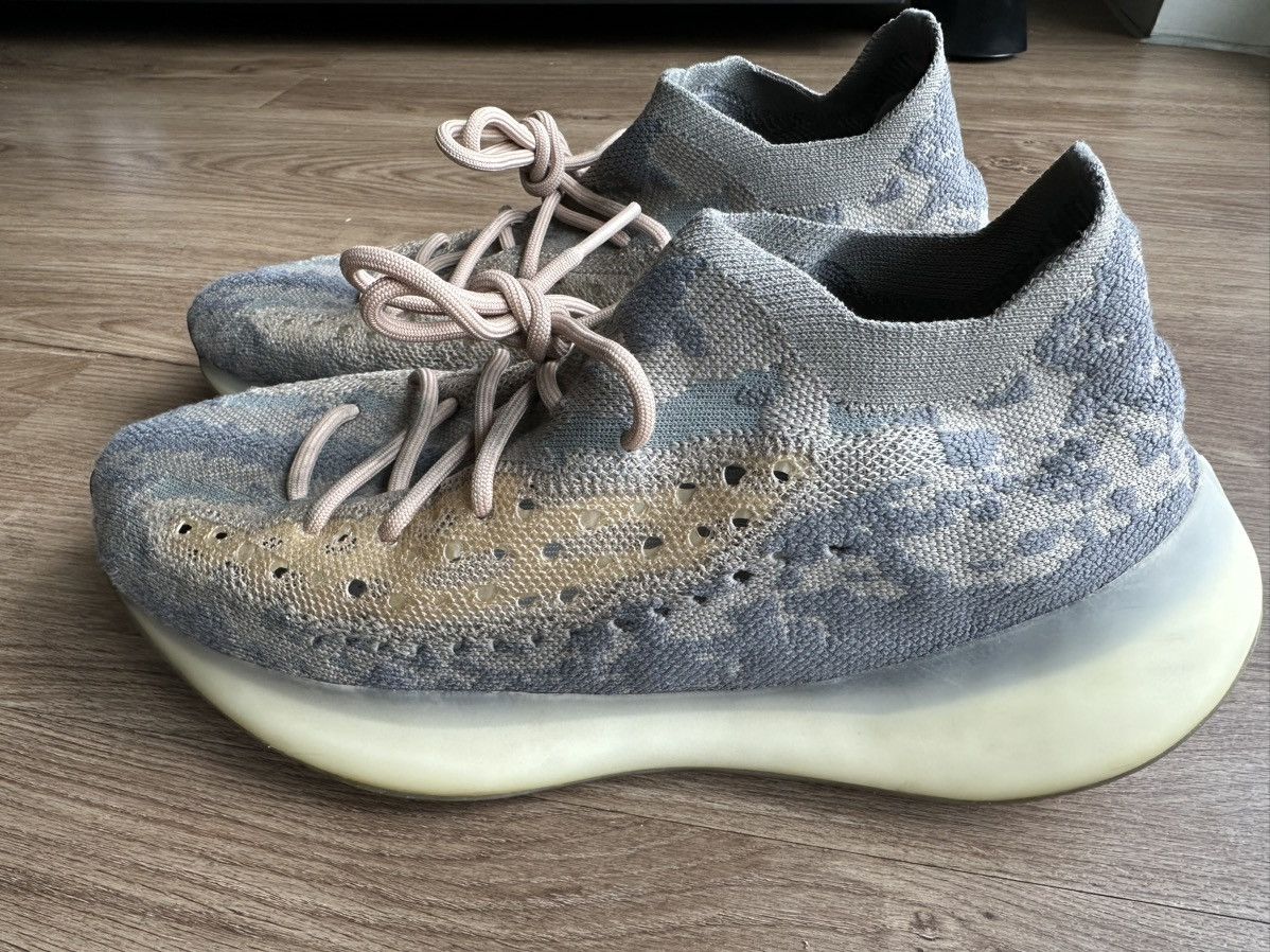image of Size 12 - Adidas Yeezy Boost 380 Mist Non-Reflective Shoes in Brown, Men's