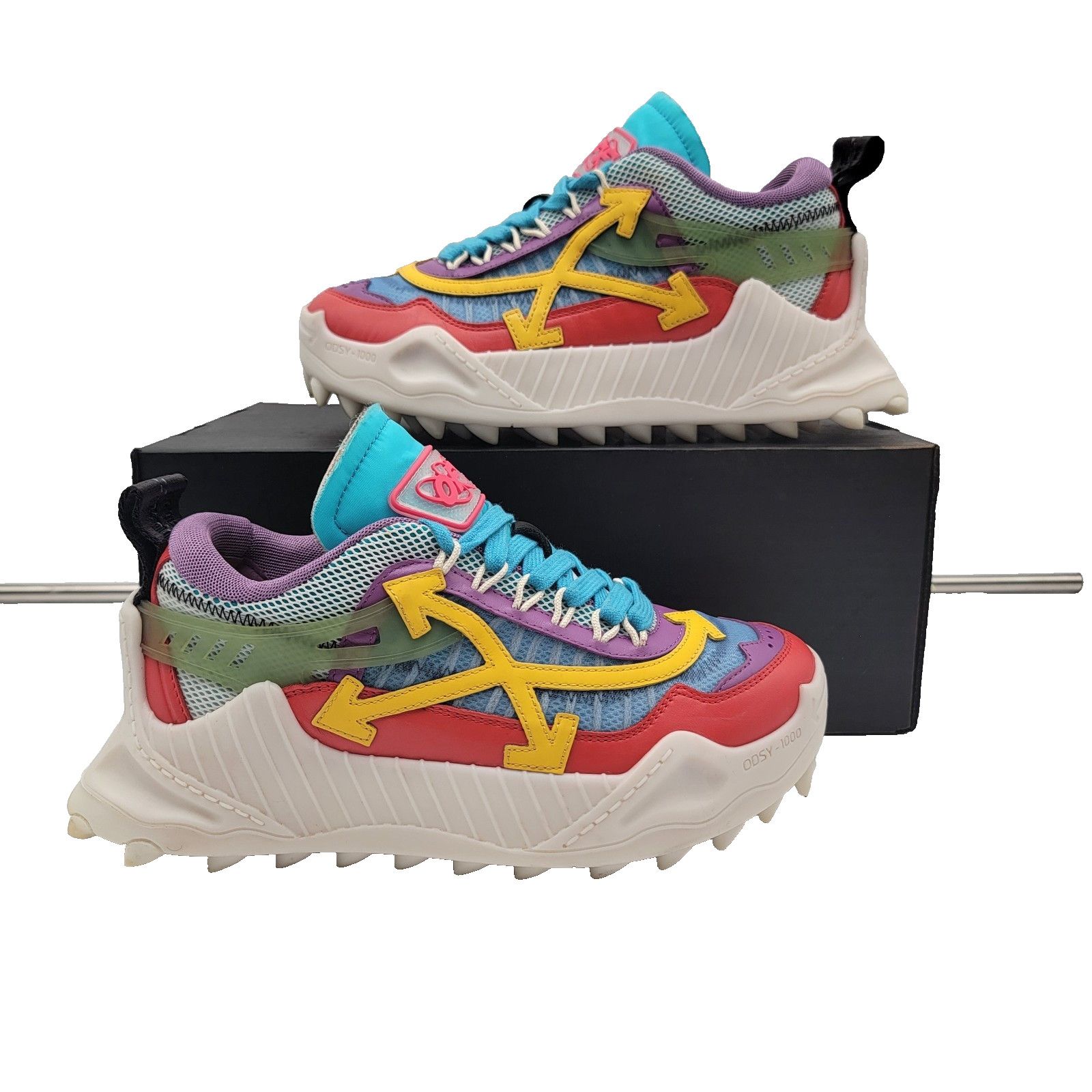Off-White Off- White ODSY- 1000 RED MULTICOLOR size 37 (375) Size US 6.5 / IT 36.5 - 1 Thumbnail