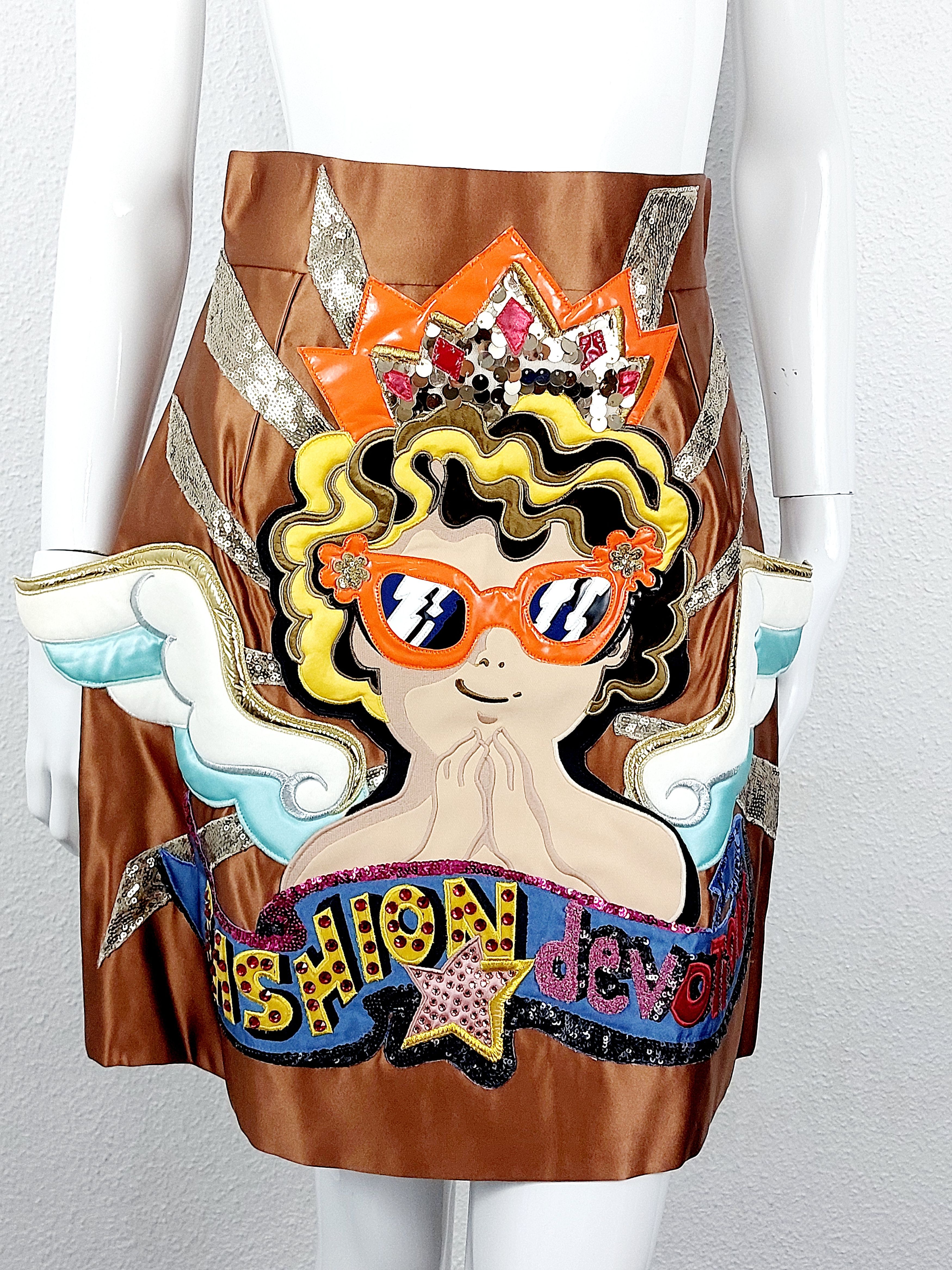 Dolce & Gabbana Dolce and Gabbana Runway 2018 F/W Fashion Devolution Skirt Size 27" / US 4 / IT 40 - 16 Thumbnail