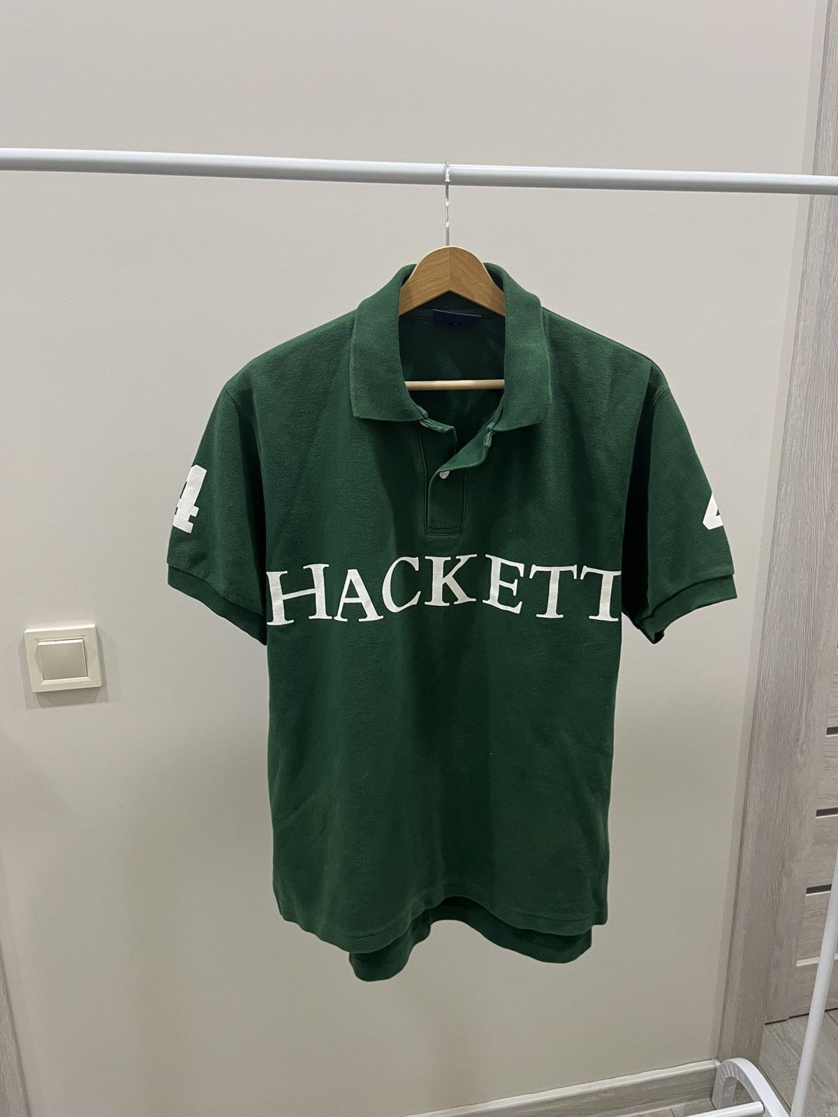 Hackett Hackett London Polo Club Polos Y2K 00s Vintage Green Size M Size US M / EU 48-50 / 2 - 1 Thumbnail