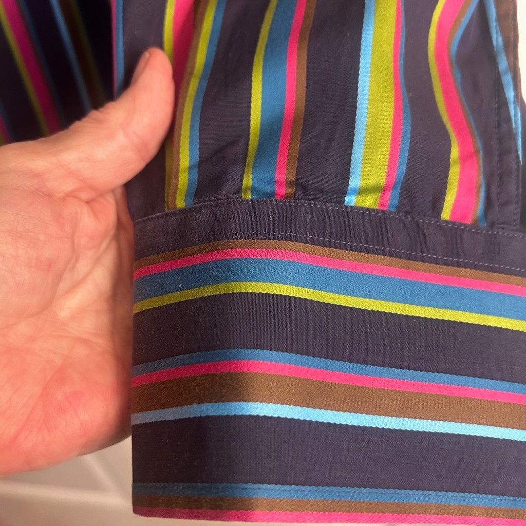 Duchamp Men's Duchamp Shirt, L, Multicolored striped Size US XL / EU 56 / 4 - 6 Thumbnail