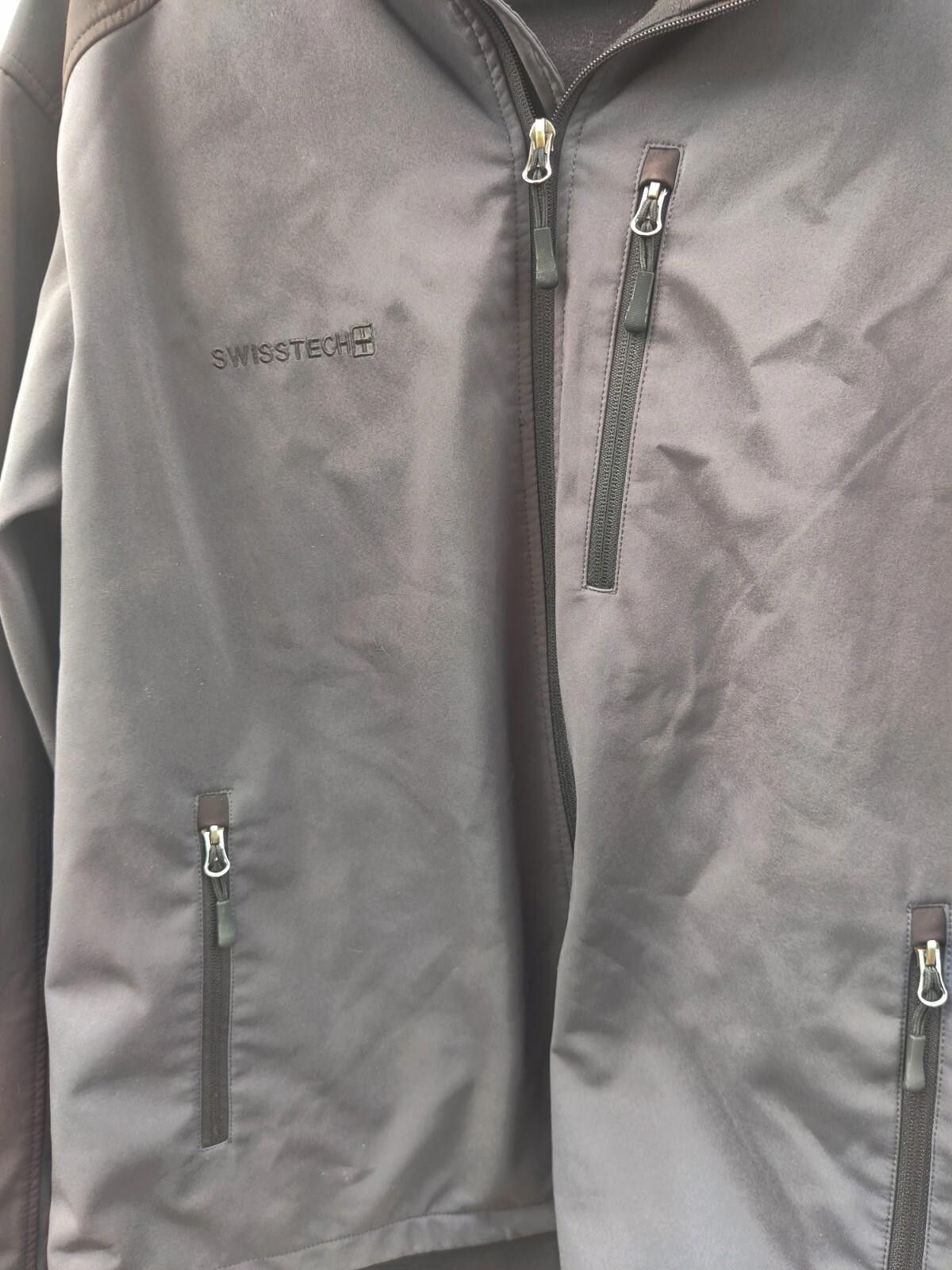 Other Swiss Tech Jacket 46-48 Carbon Gray Black Full Zip Soft She Size US XL / EU 56 / 4 - 3 Thumbnail
